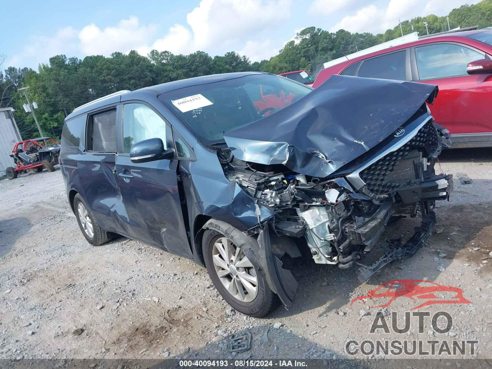 KIA SEDONA 2017 - KNDMB5C10H6289144