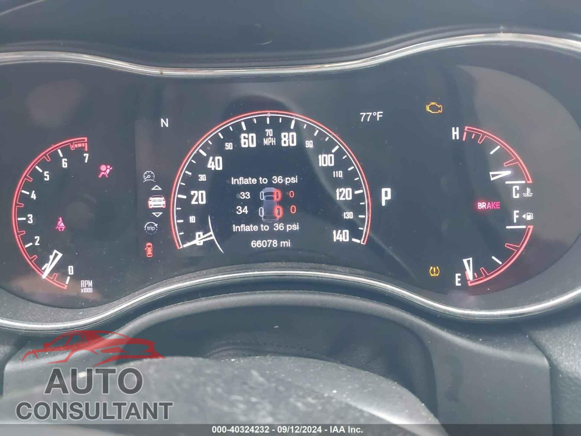 DODGE DURANGO 2017 - 1C4RDHAGXHC944694