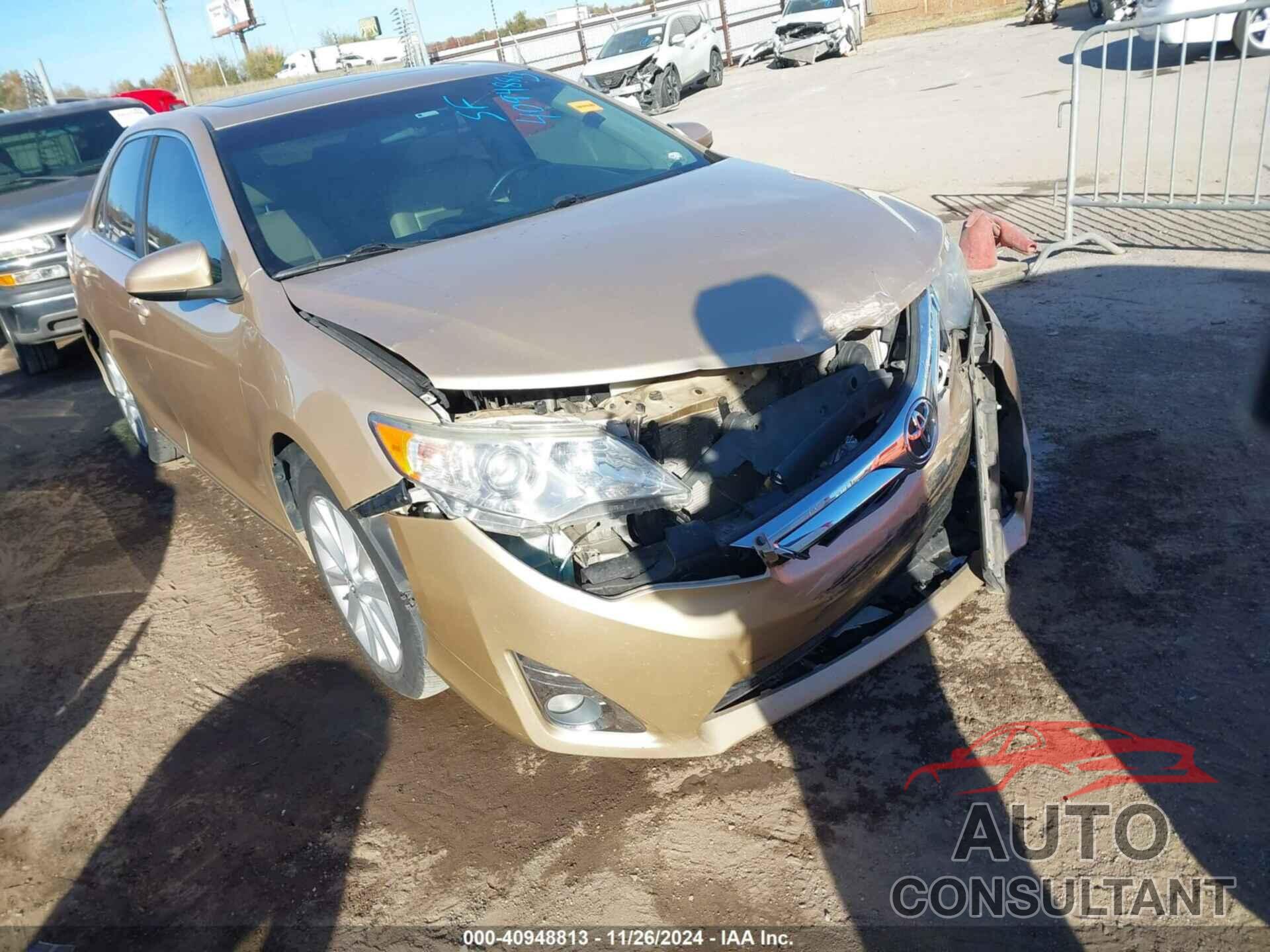 TOYOTA CAMRY 2012 - 4T1BK1FKXCU522743