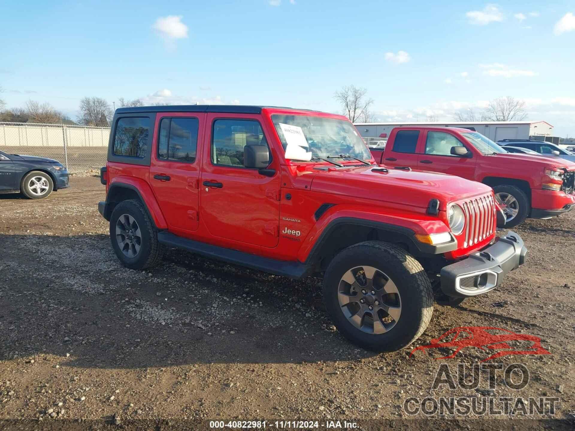 JEEP WRANGLER UNLIMITED 2019 - 1C4HJXEN4KW686850