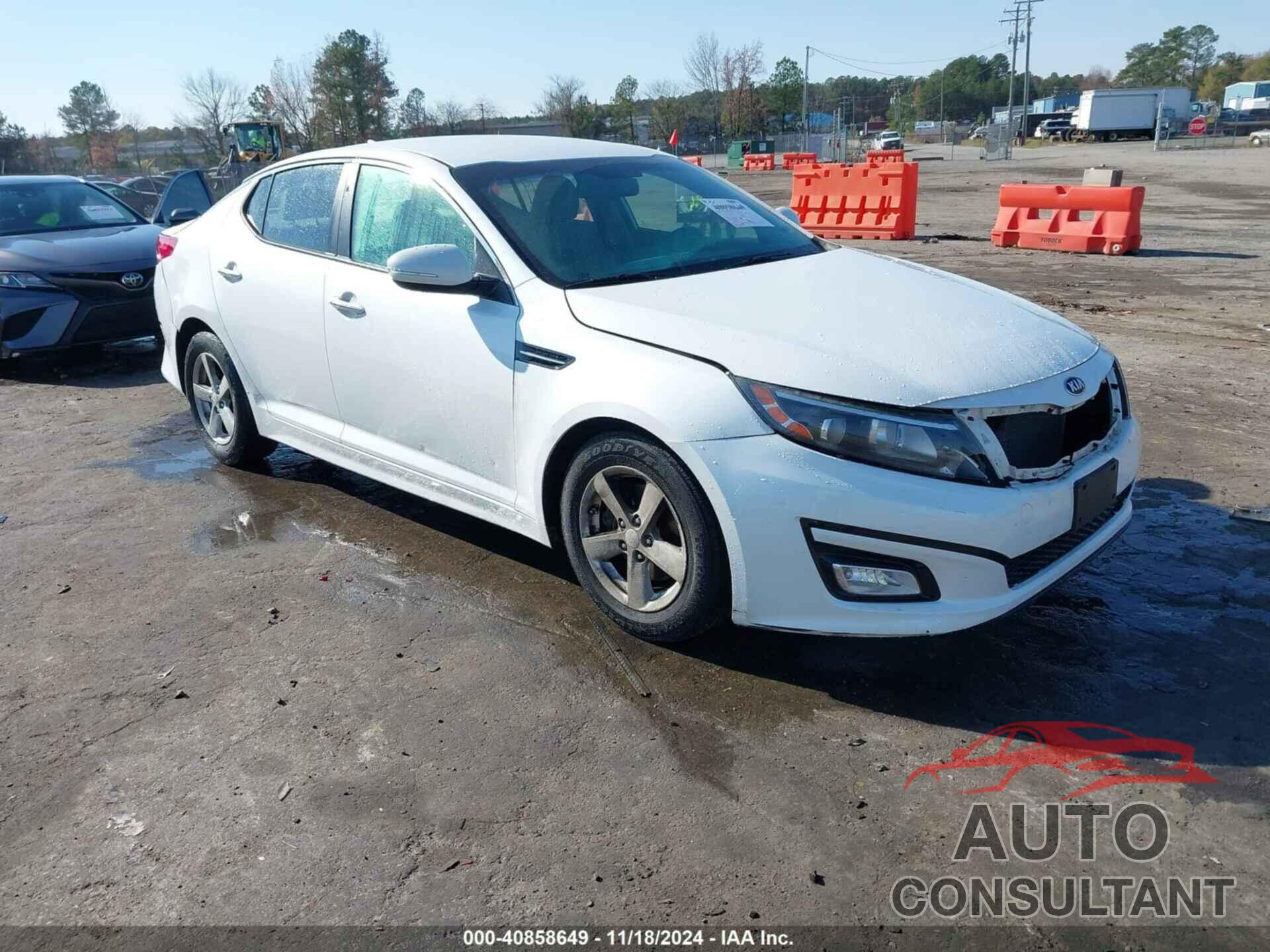 KIA OPTIMA 2015 - KNAGM4A7XF5577794