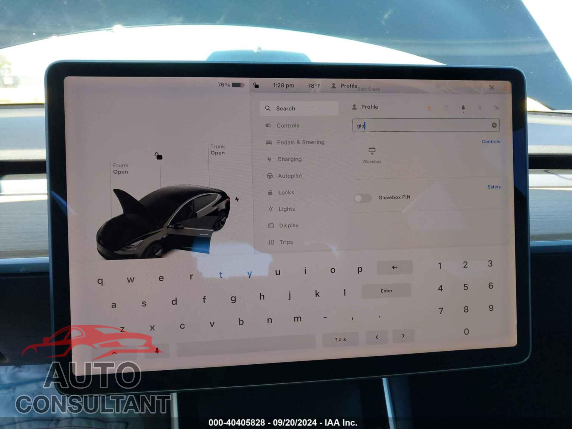 TESLA MODEL 3 2019 - 5YJ3E1EA5KF296594