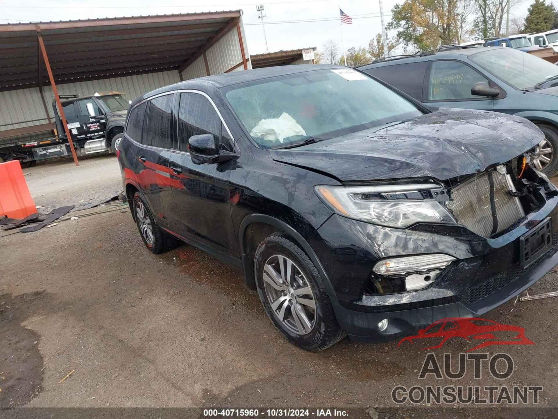 HONDA PILOT 2017 - 5FNYF6H55HB049437