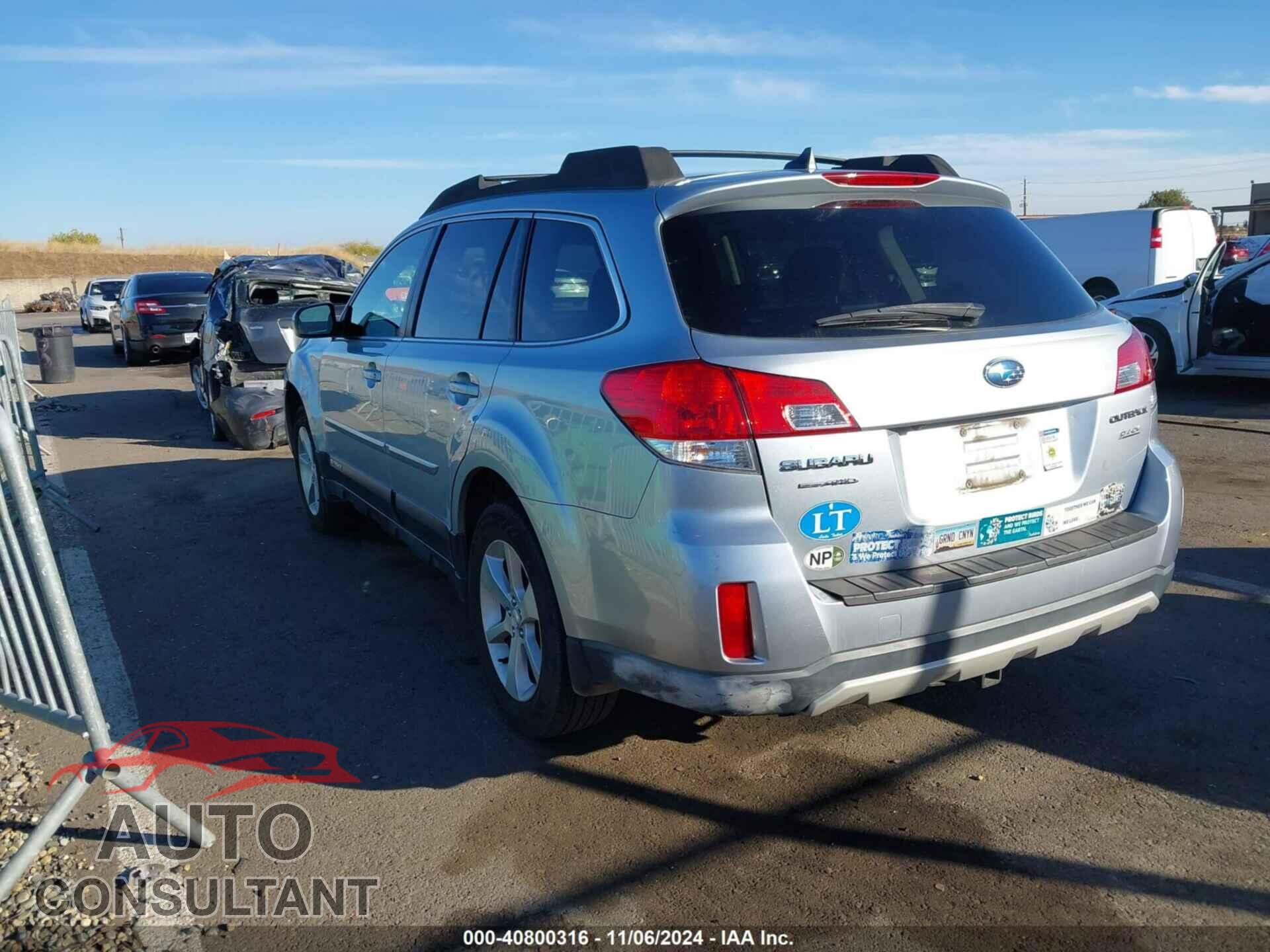 SUBARU OUTBACK 2013 - 4S4BRBLC5D3246834