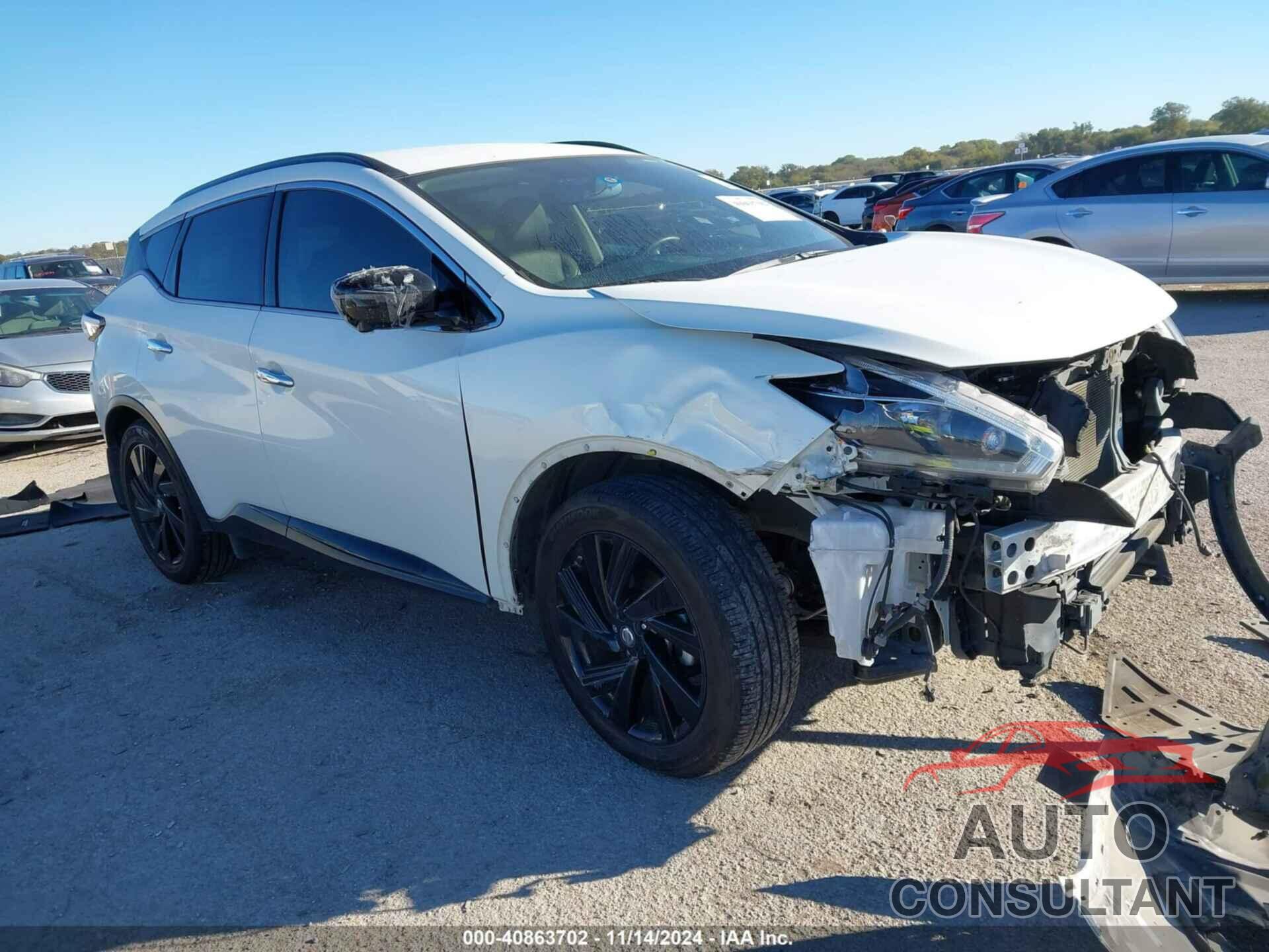 NISSAN MURANO 2018 - 5N1AZ2MG2JN183947