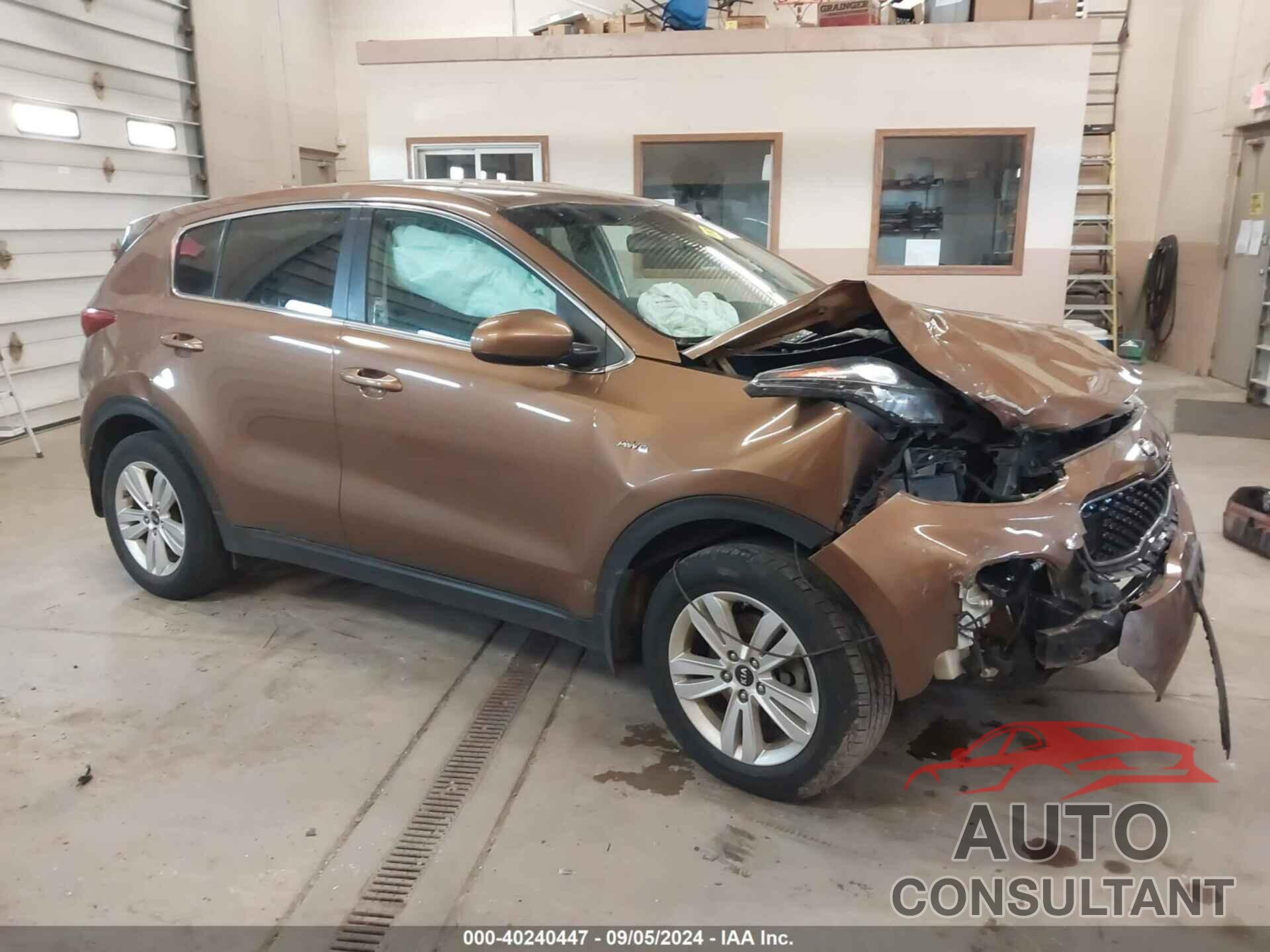 KIA SPORTAGE 2018 - KNDPMCAC2J7390203