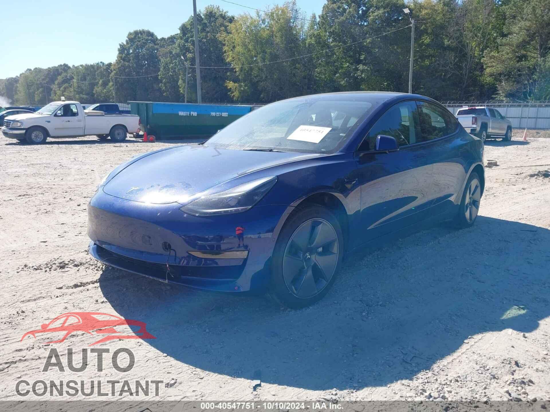 TESLA MODEL 3 2022 - 5YJ3E1EA8NF331648