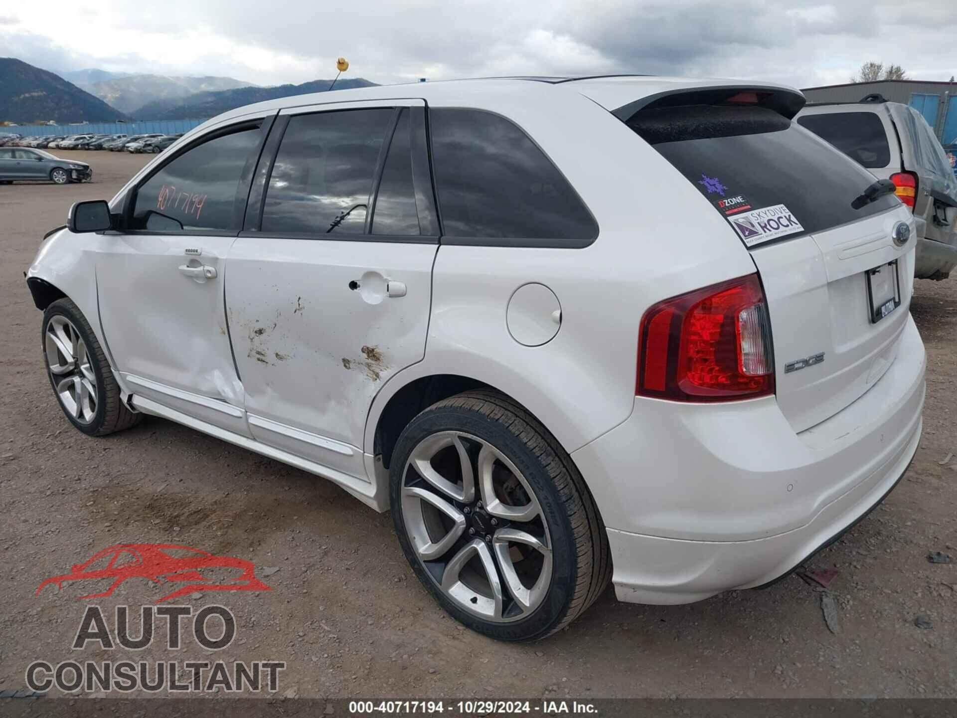 FORD EDGE 2013 - 2FMDK4AK2DBA15442