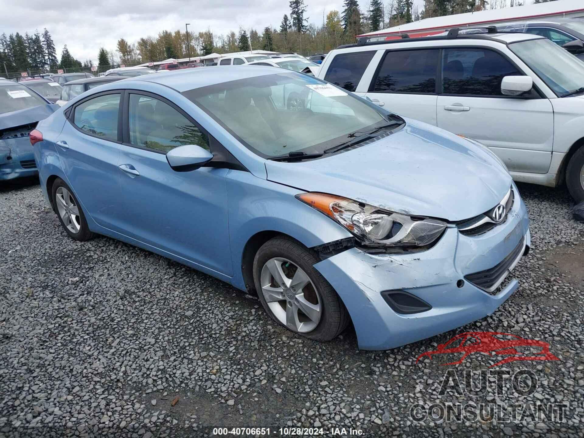 HYUNDAI ELANTRA 2011 - KMHDH4AEXBU090163