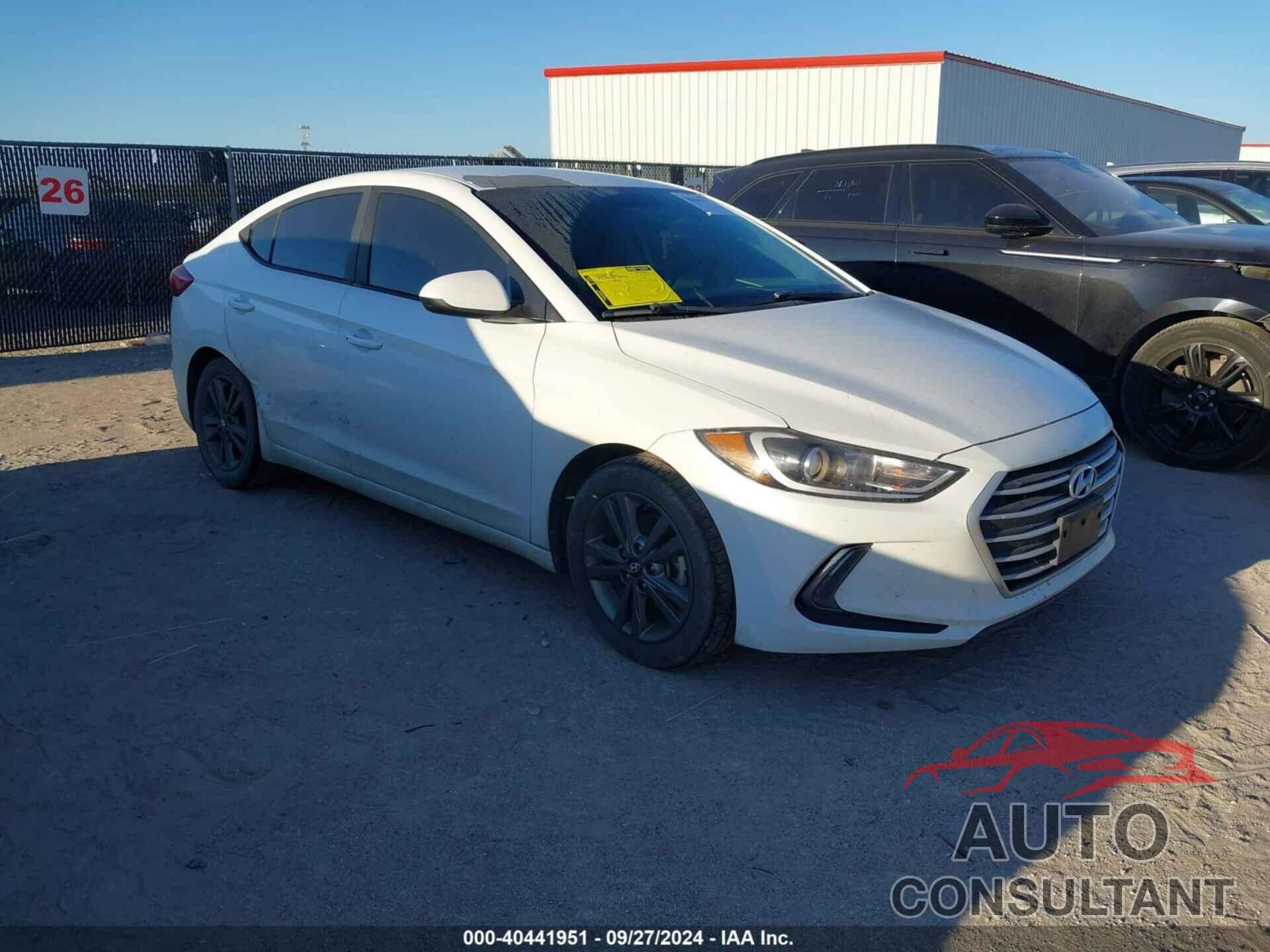 HYUNDAI ELANTRA 2017 - 5NPD84LF8HH018195