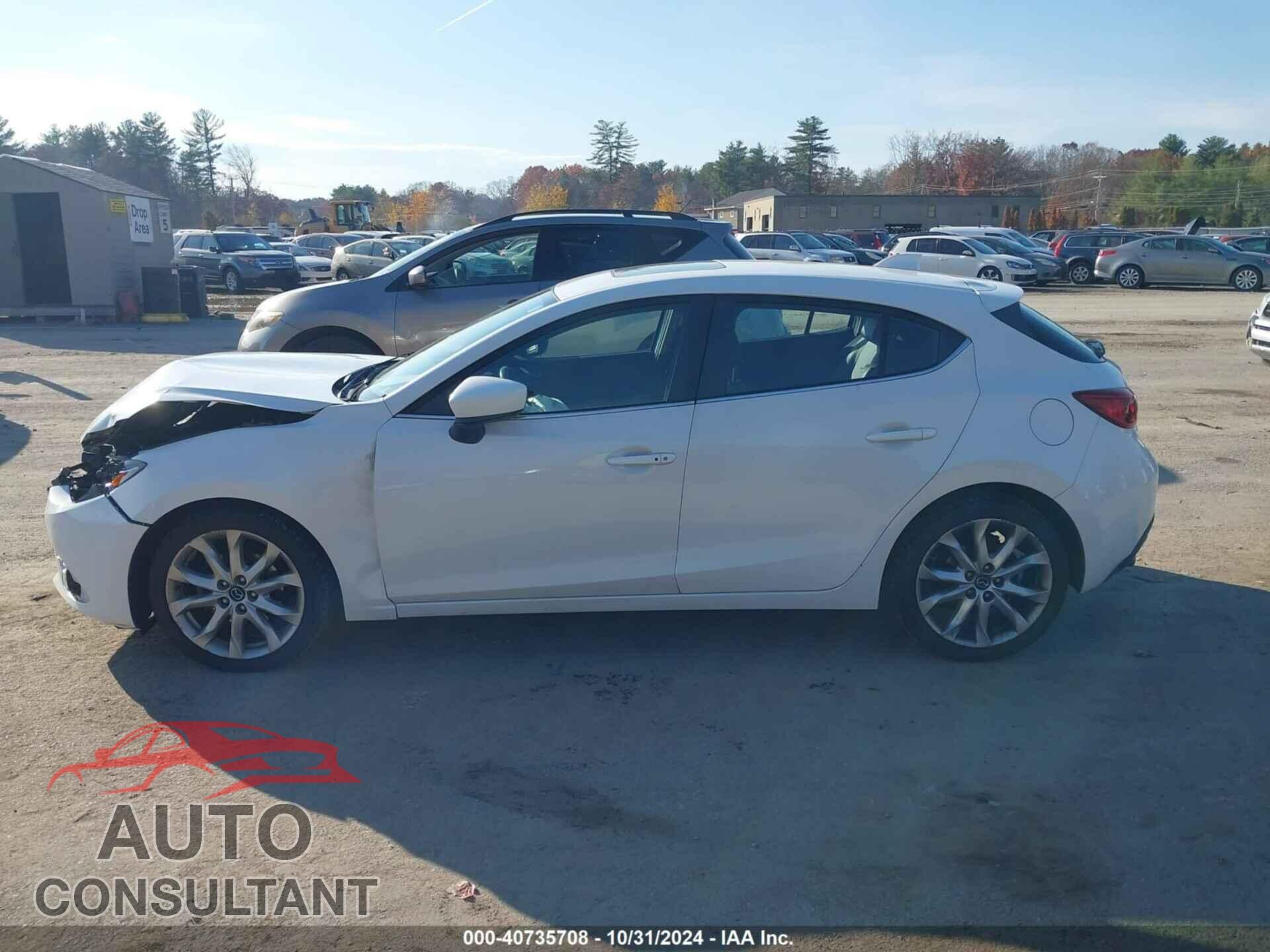 MAZDA MAZDA3 2015 - JM1BM1L36F1240407