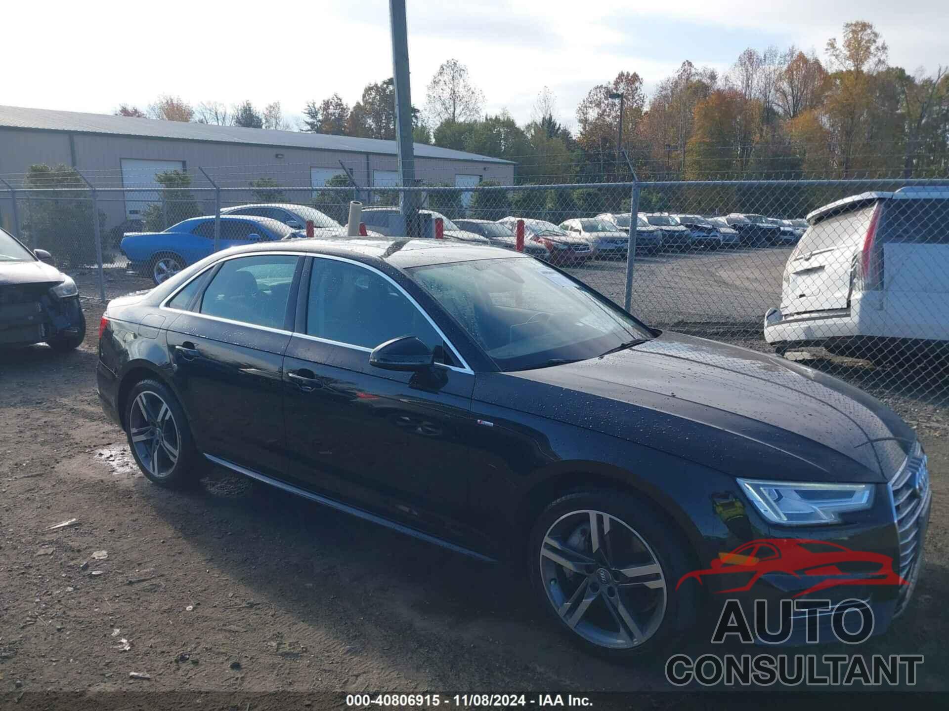 AUDI A4 2018 - WAUENAF4XJN020121