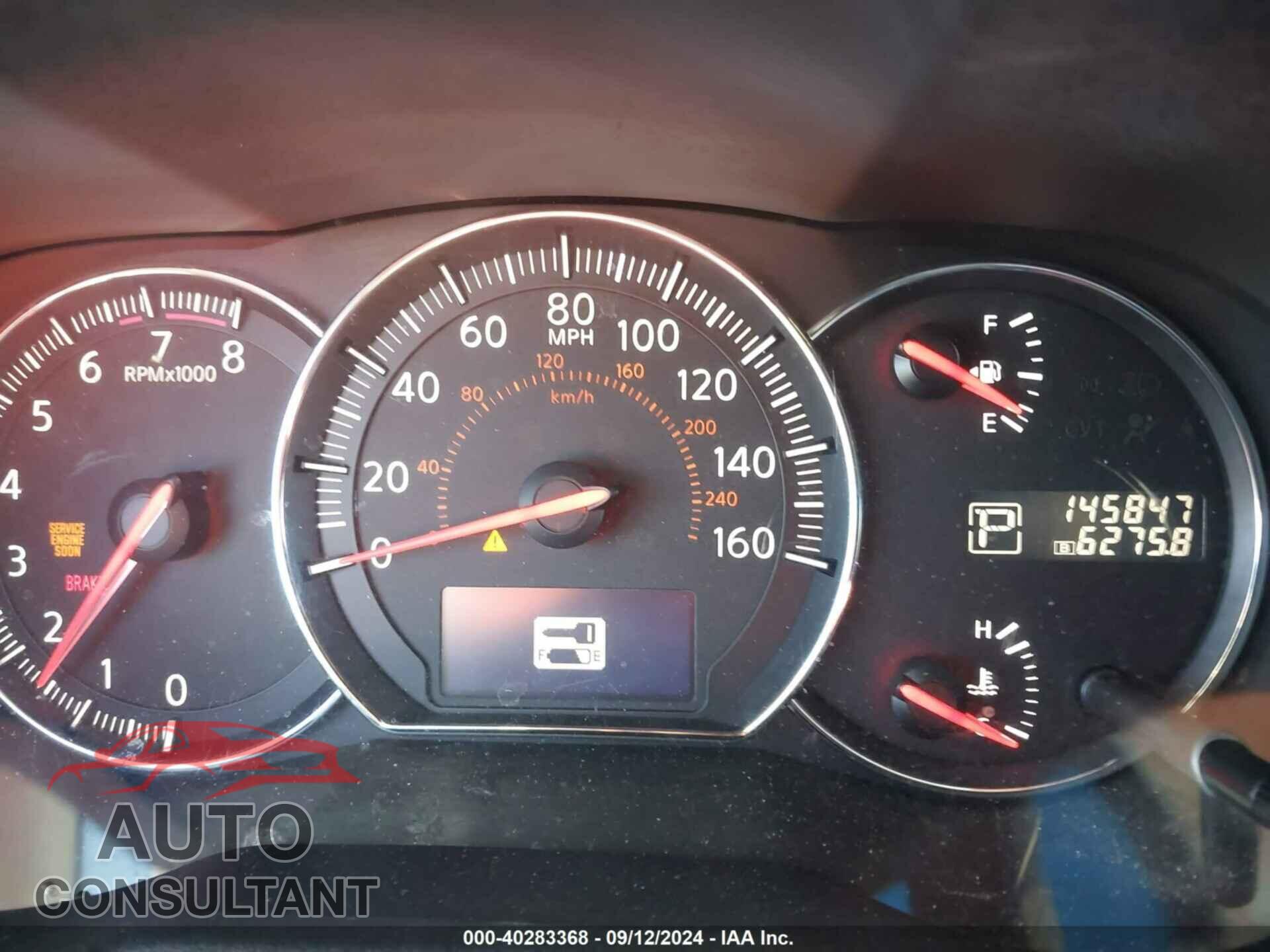NISSAN MAXIMA 2012 - 1N4AA5AP1CC805301