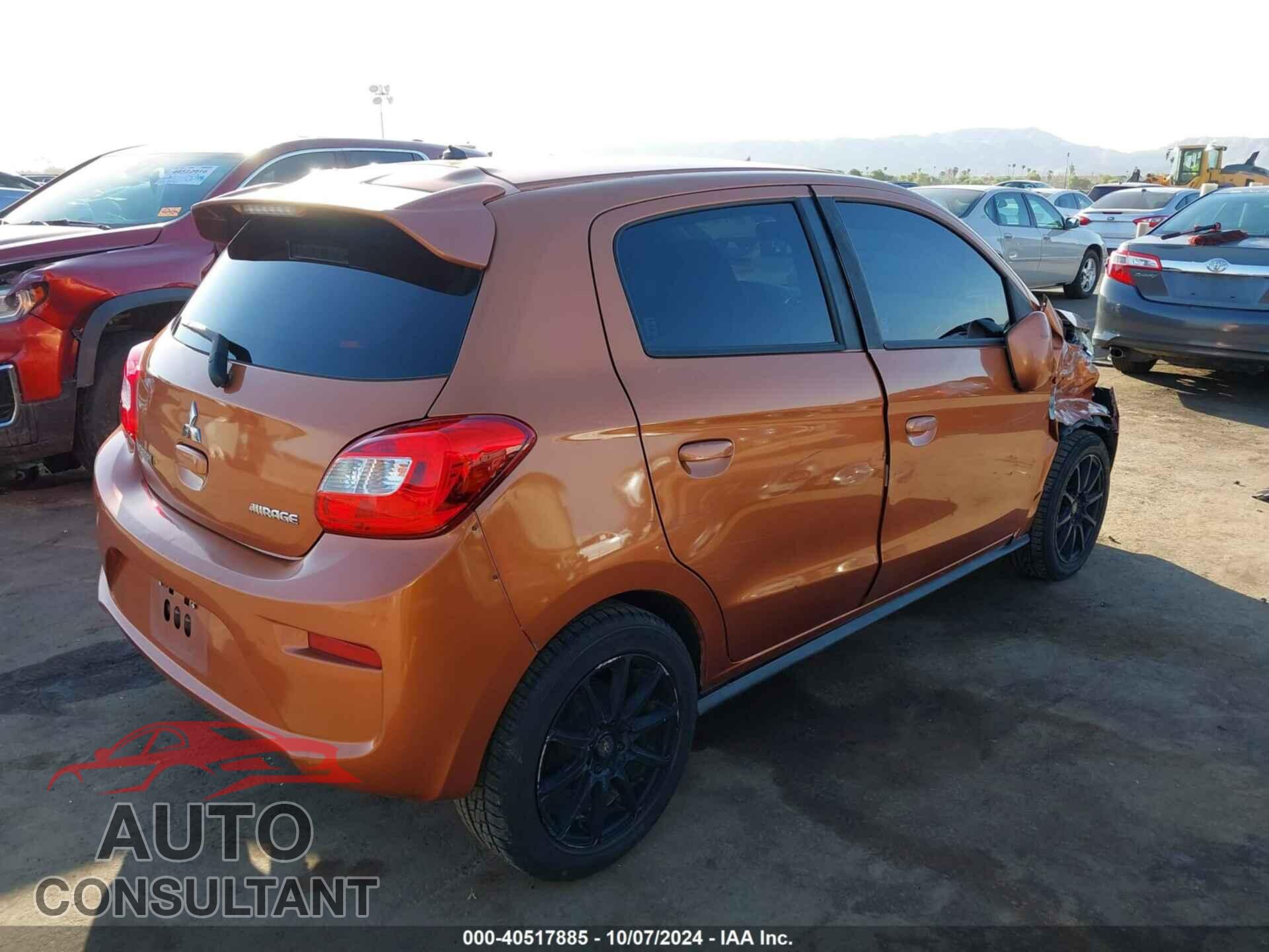 MITSUBISHI MIRAGE 2017 - ML32A3HJ0HH010855