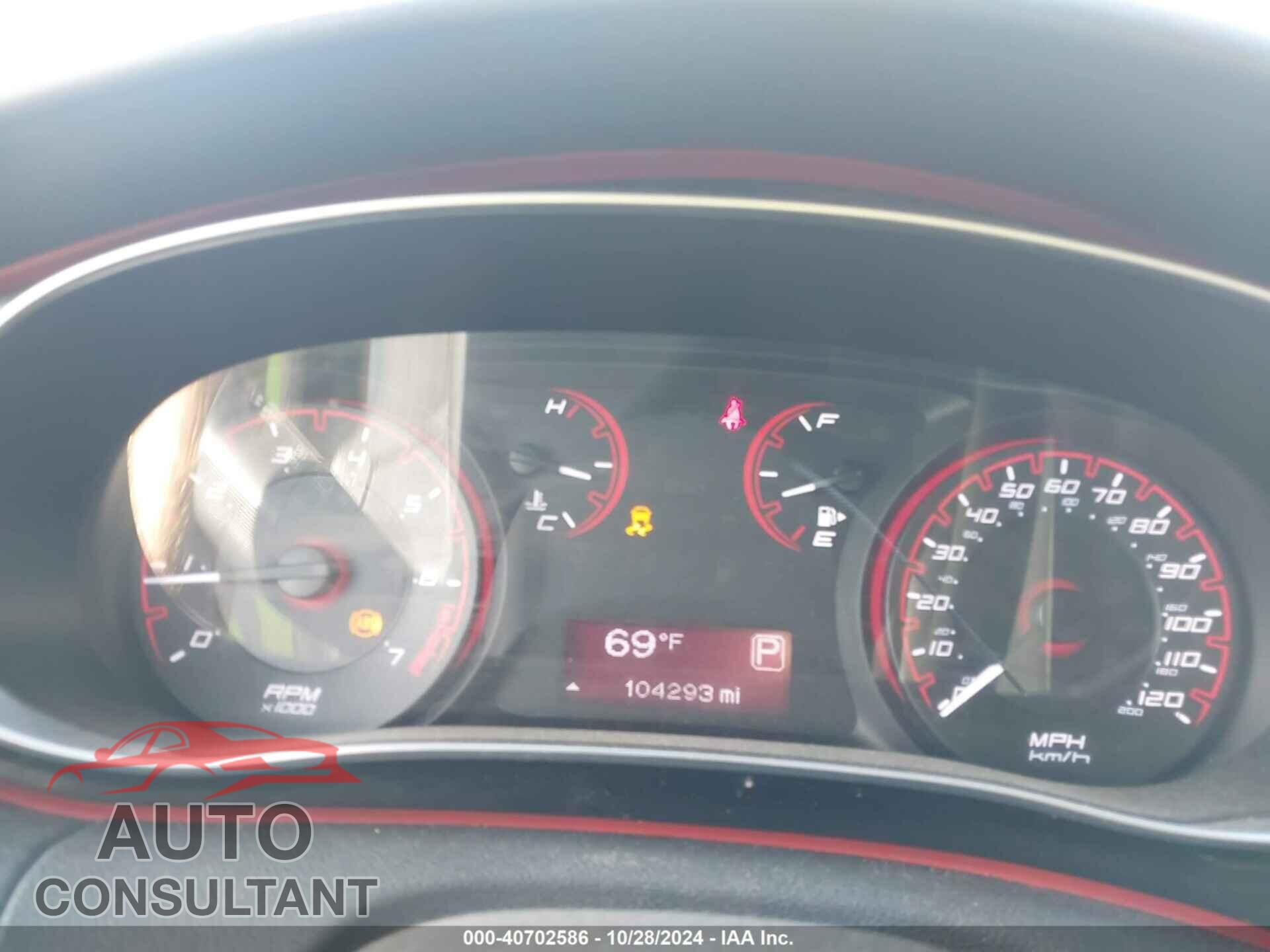 DODGE DART 2015 - 1C3CDFBB2FD265298