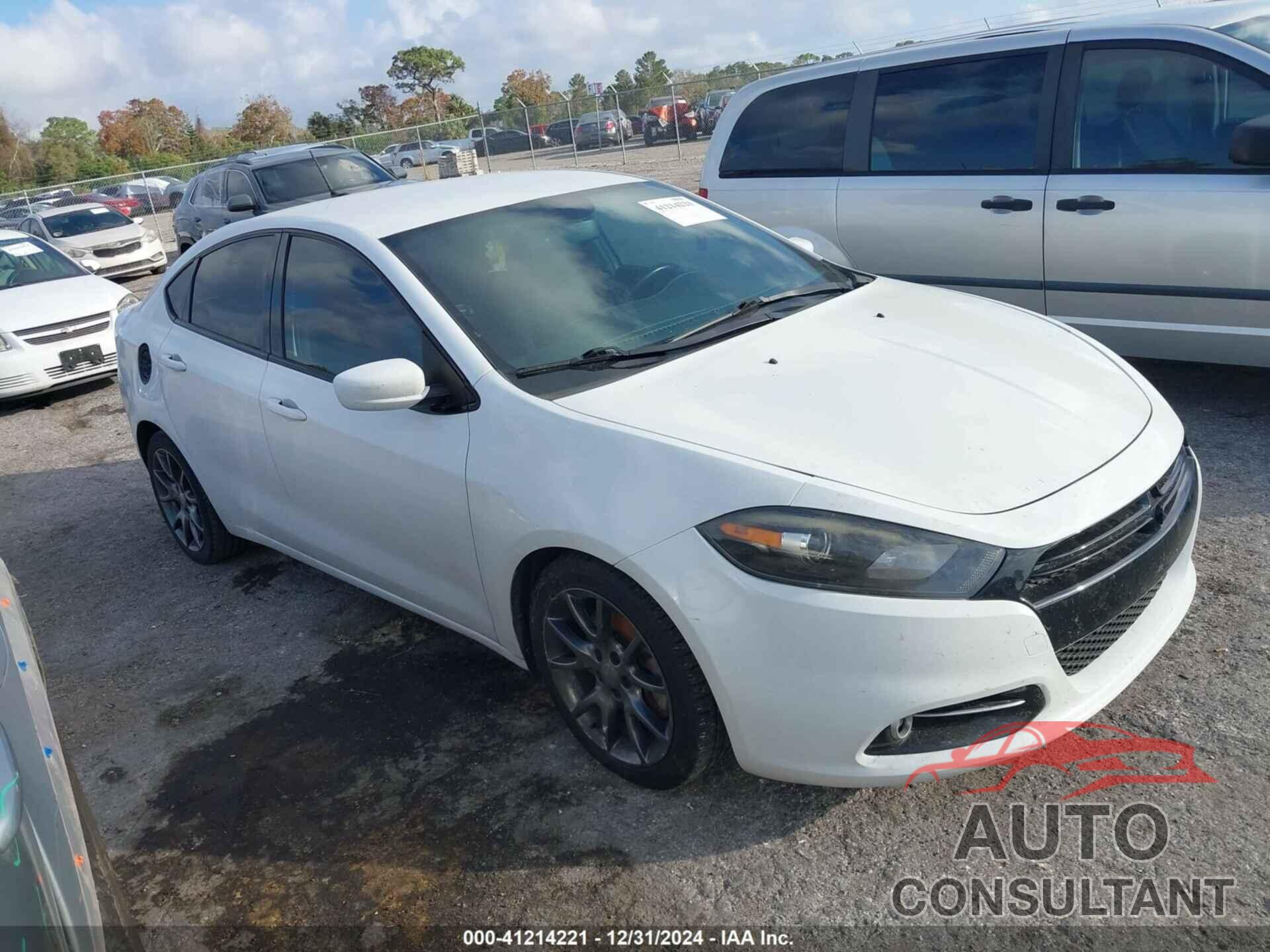 DODGE DART 2014 - 1C3CDFBB0ED778077