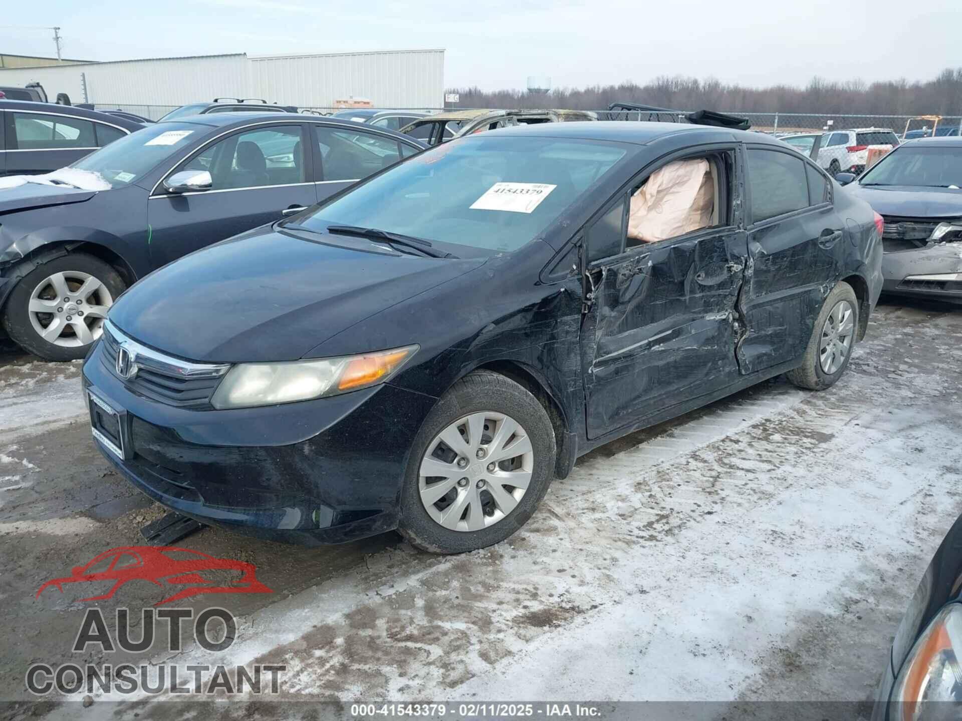 HONDA CIVIC 2012 - 2HGFB2F57CH305452