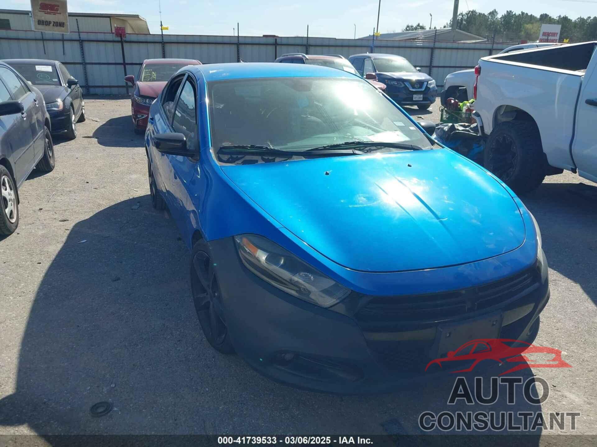 DODGE DART 2015 - 1C3CDFBB7FD212855