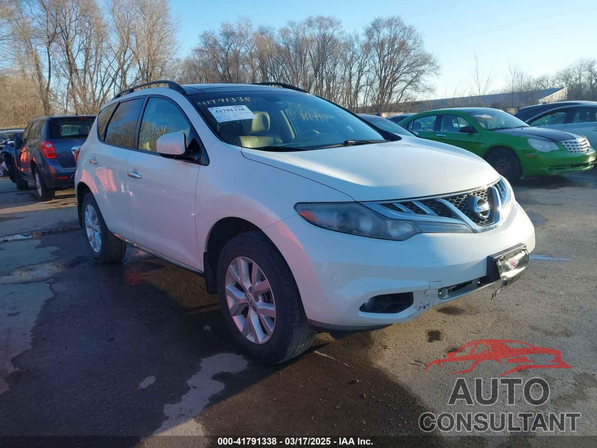 NISSAN MURANO 2012 - JN8AZ1MW9CW240149