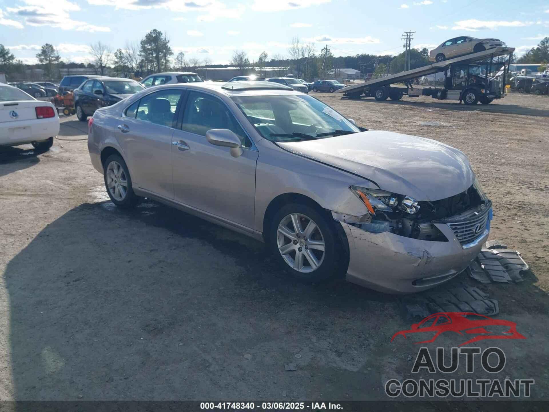 LEXUS ES 350 2009 - JTHBJ46G092293786
