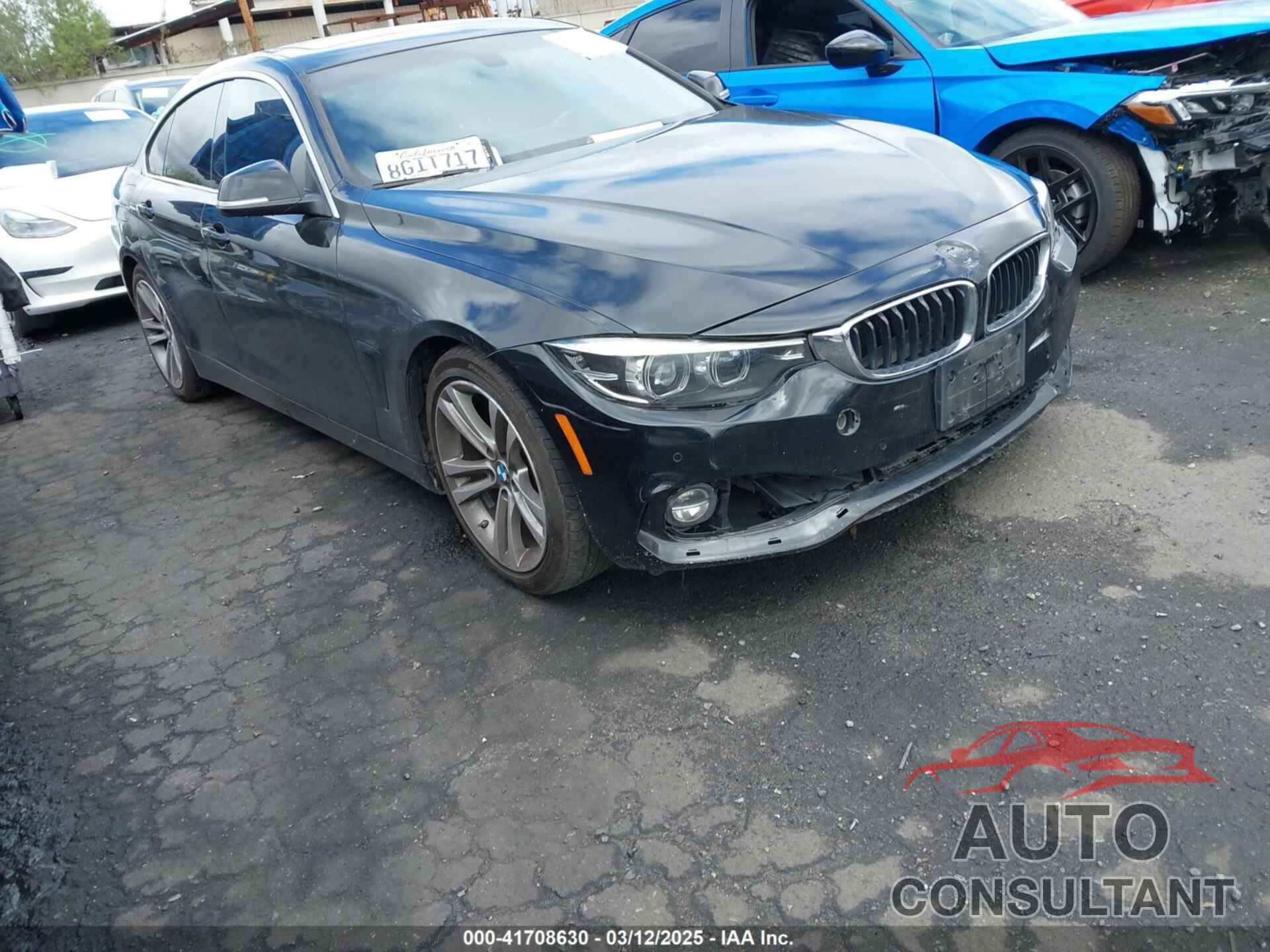 BMW 430I GRAN COUPE 2019 - WBA4J1C59KBM16385