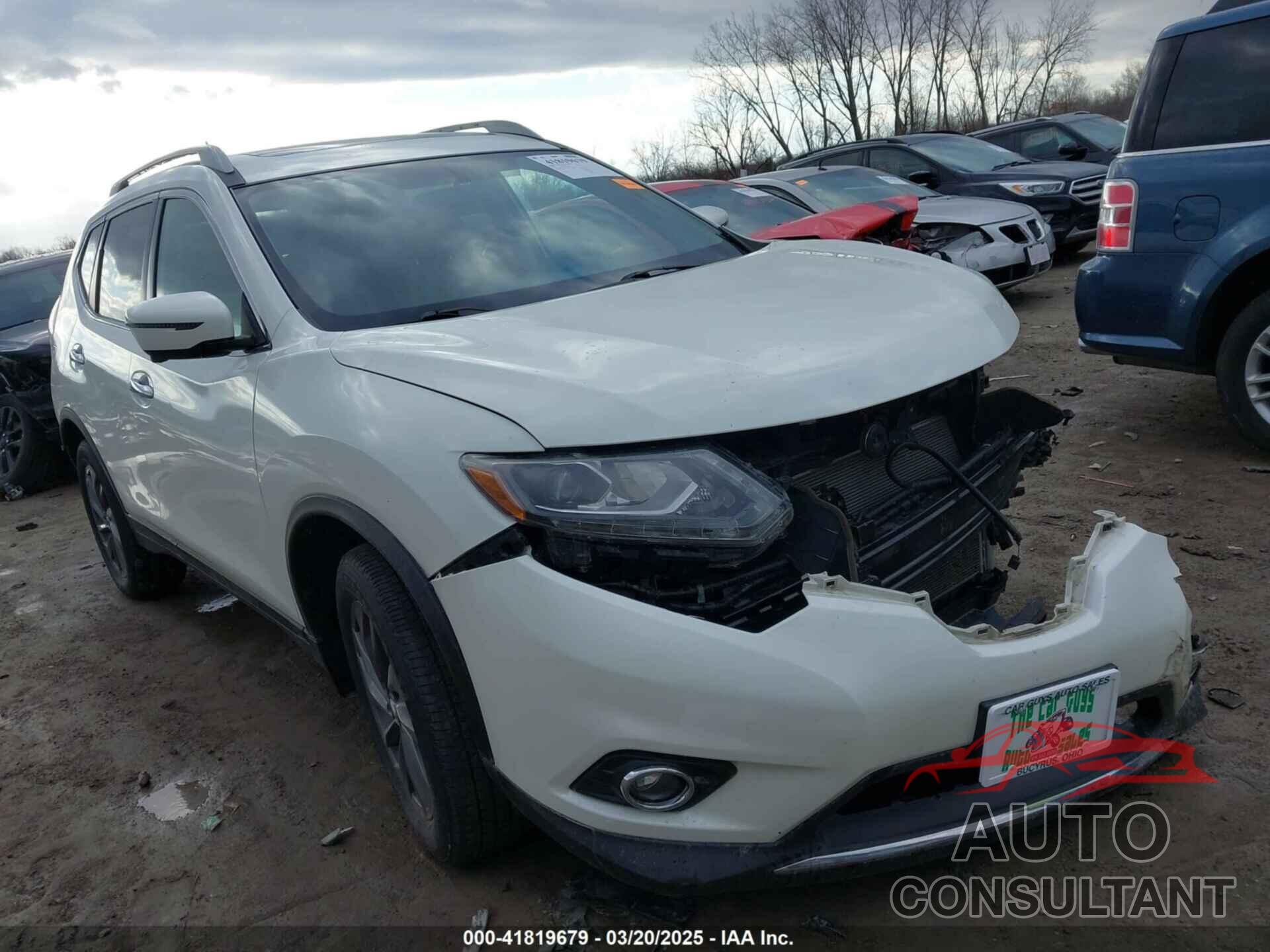NISSAN ROGUE 2016 - 5N1AT2MV5GC896880