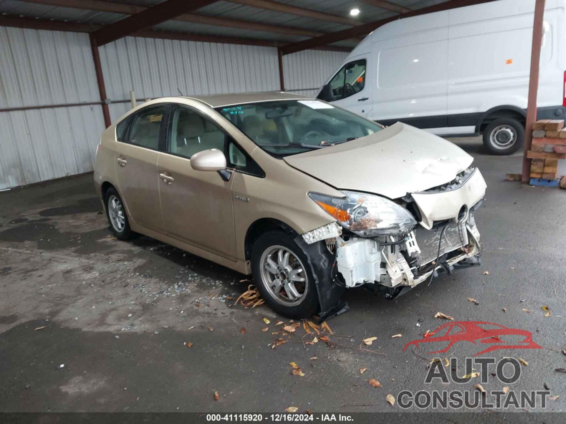 TOYOTA PRIUS 2010 - JTDKN3DU6A1099413