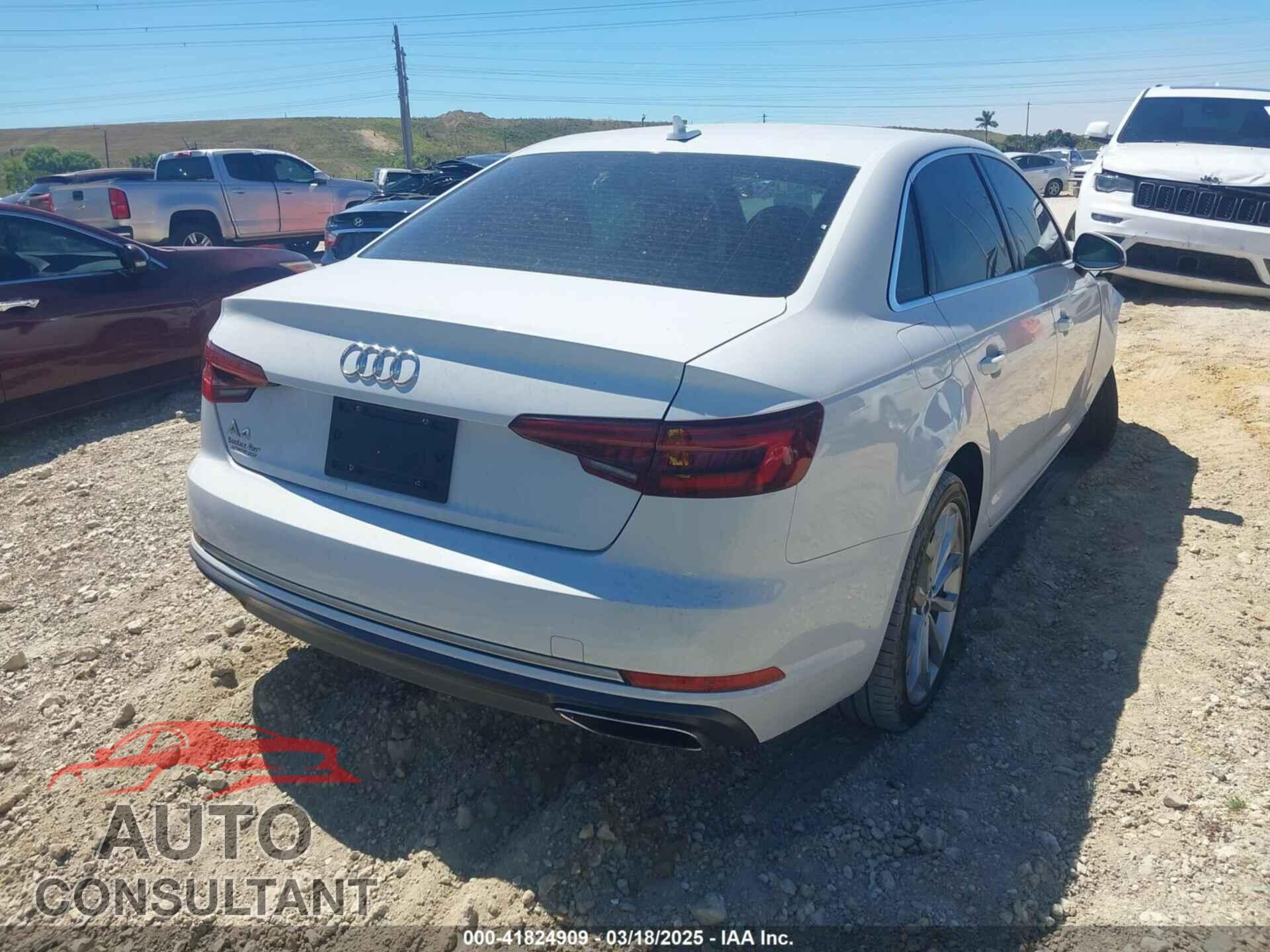 AUDI A4 2019 - WAUGMAF43KN011015