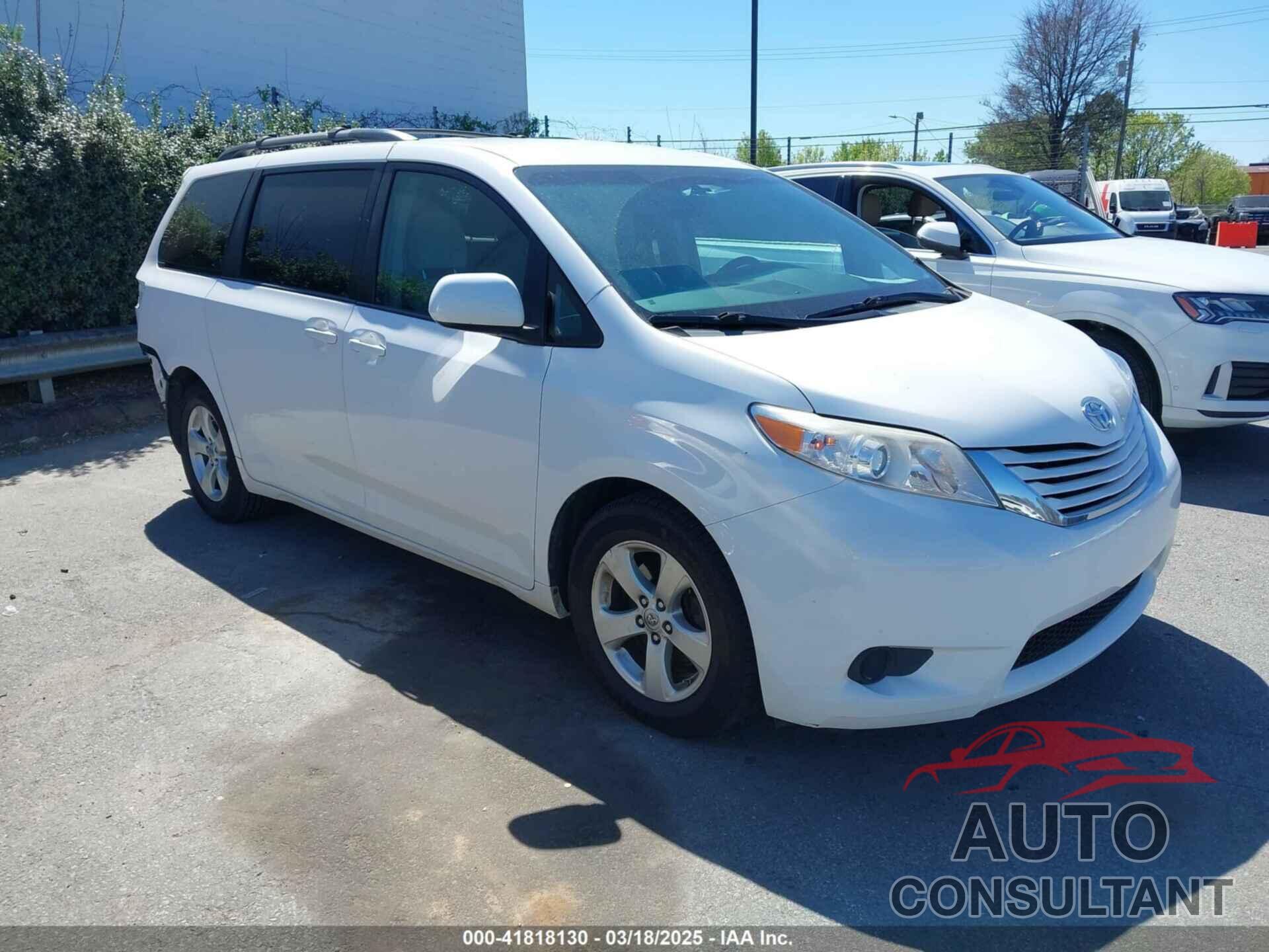 TOYOTA SIENNA 2016 - 5TDKK3DC0GS718129