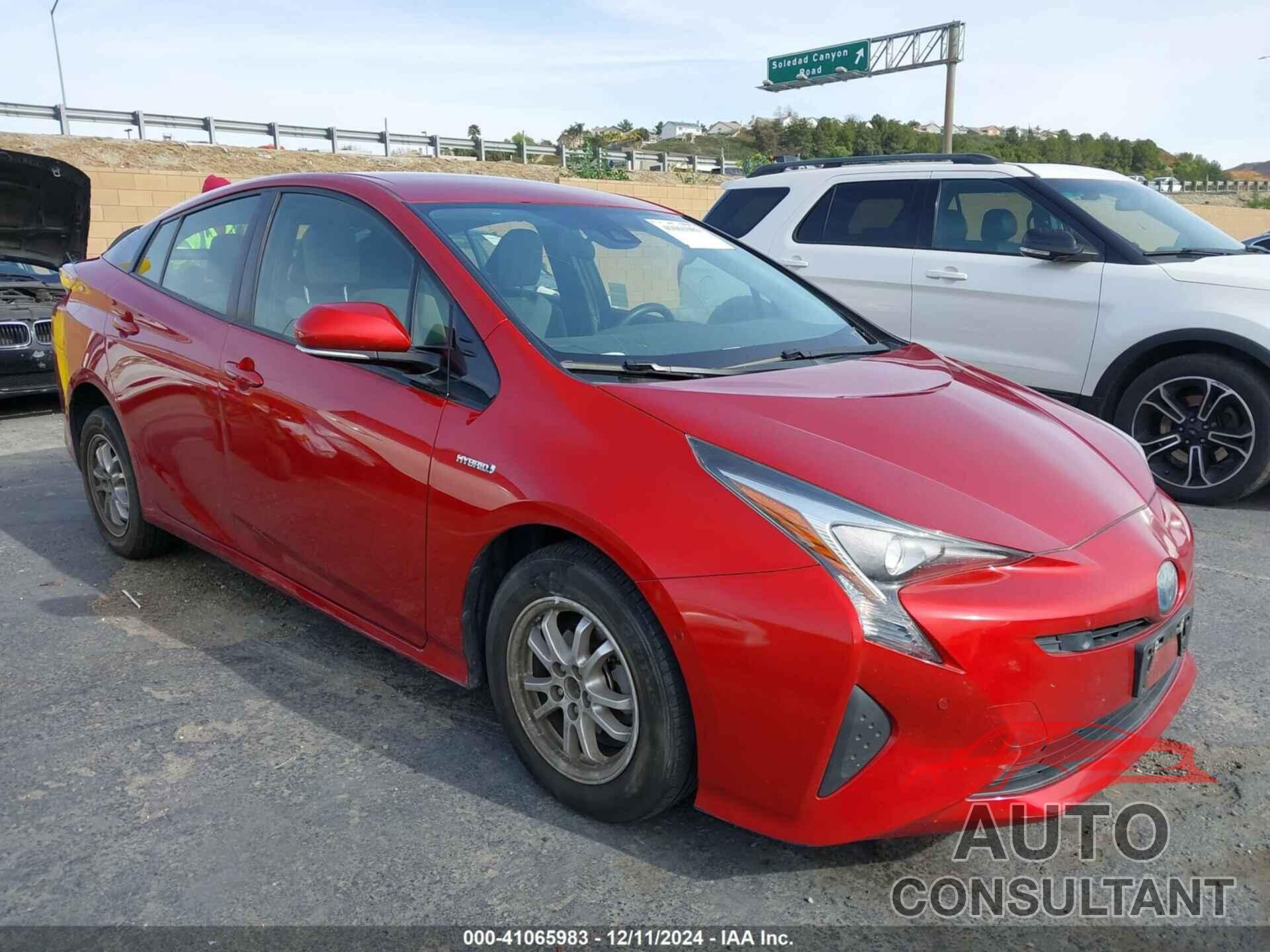 TOYOTA PRIUS 2017 - JTDKBRFU5H3568188