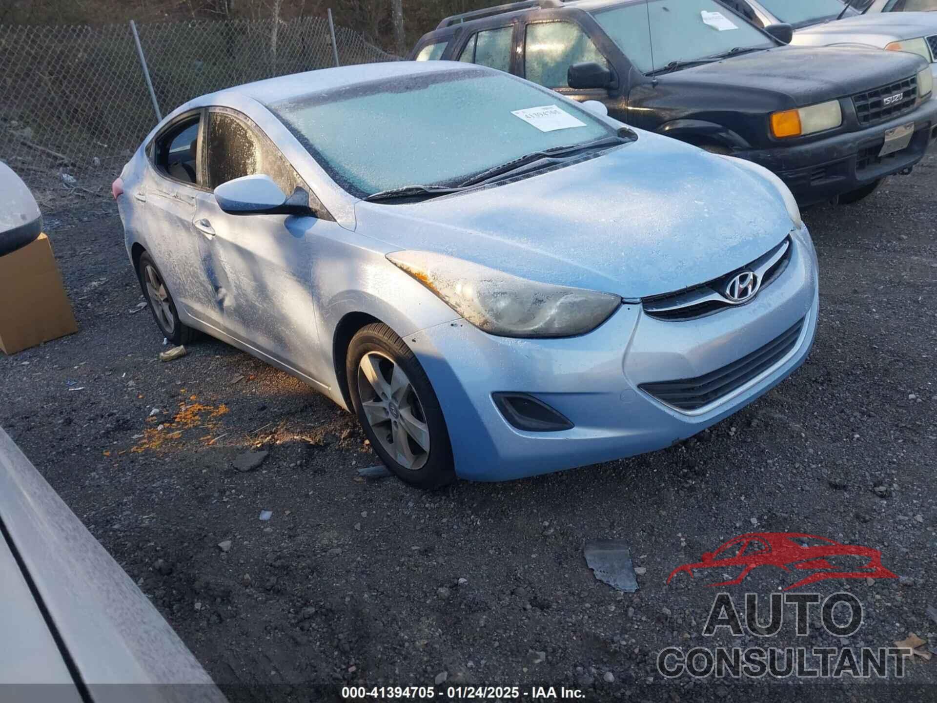 HYUNDAI ELANTRA 2013 - KMHDH4AE8DU724413