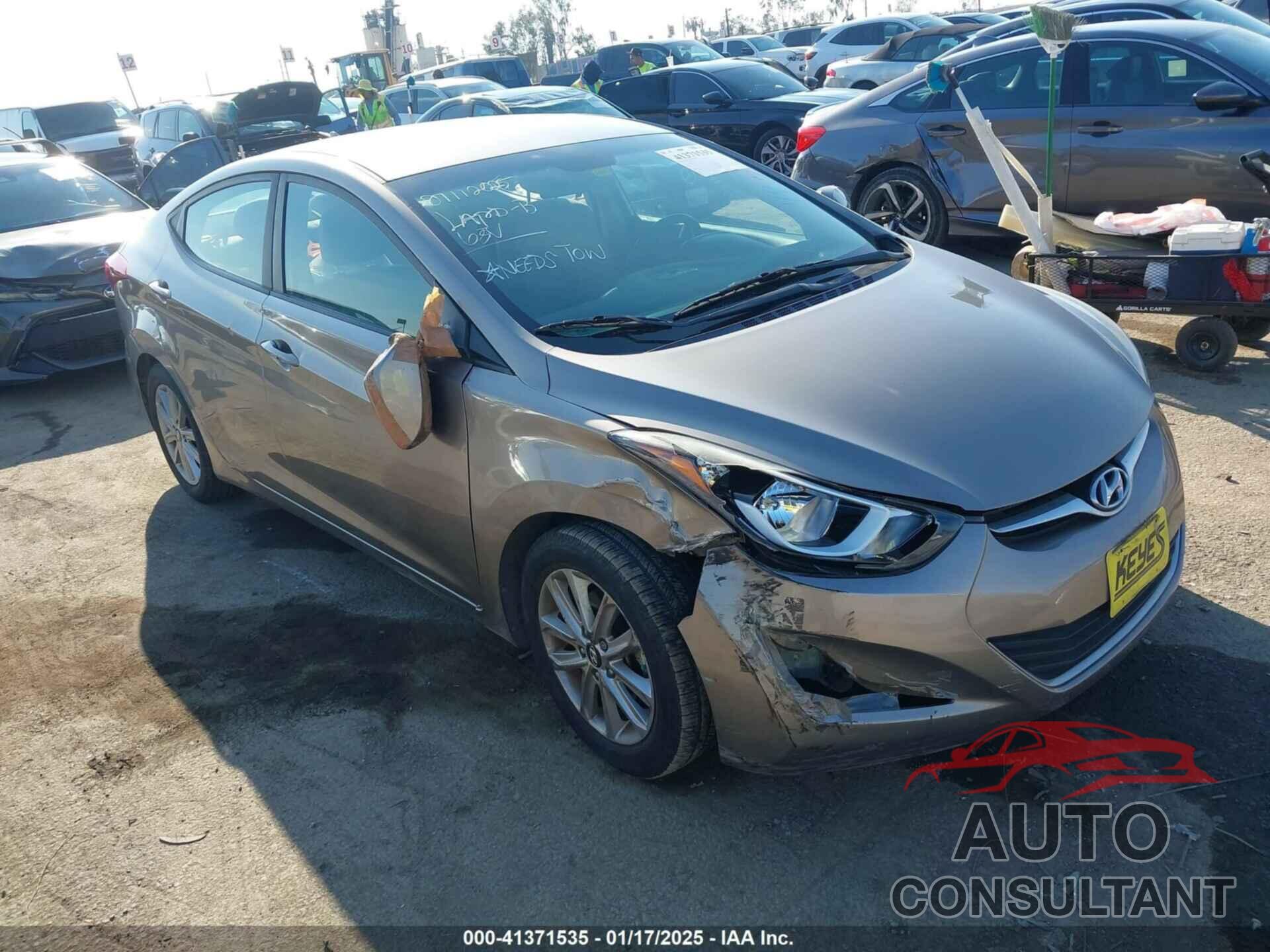 HYUNDAI ELANTRA 2014 - 5NPDH4AE5EH542863