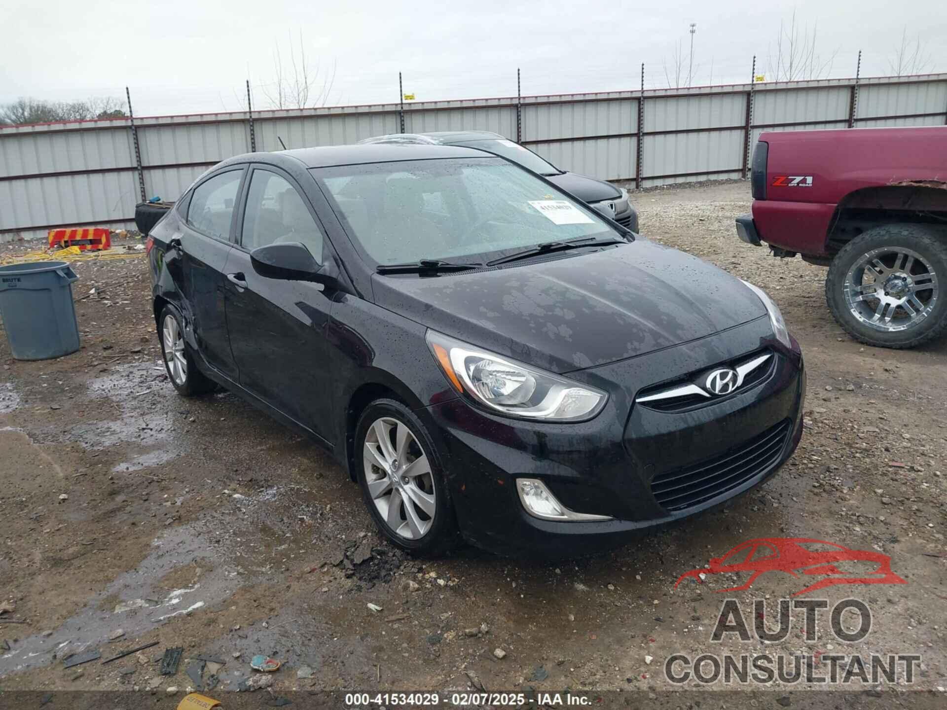 HYUNDAI ACCENT 2013 - KMHCU4AE9DU379870