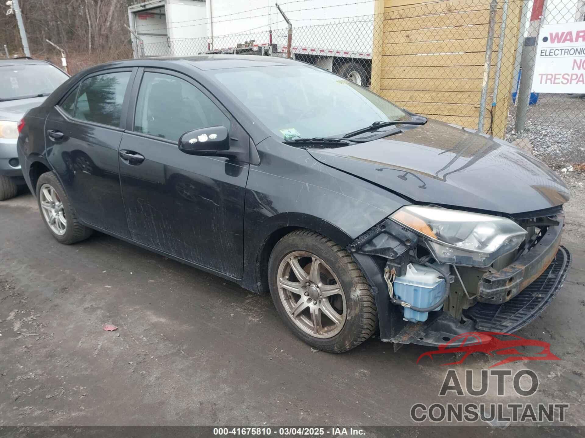 TOYOTA COROLLA 2014 - 5YFBURHE3EP146584