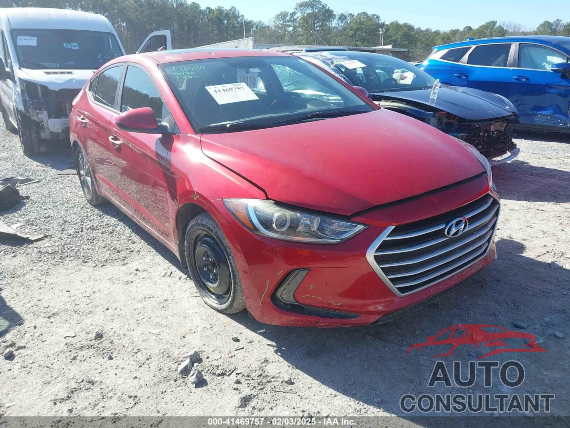 HYUNDAI ELANTRA 2018 - 5NPD84LF1JH335726