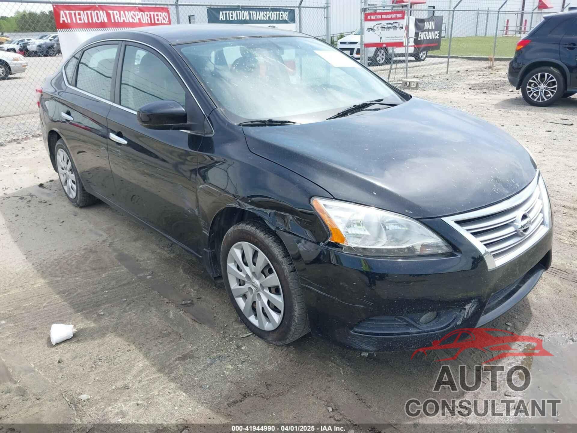 NISSAN SENTRA 2013 - 1N4AB7AP5DN909661