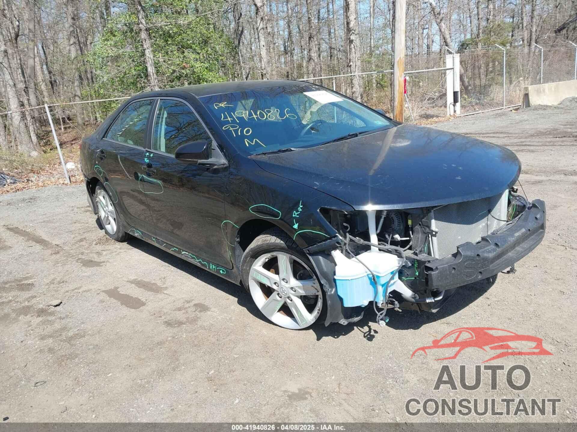 TOYOTA CAMRY 2012 - 4T1BF1FK9CU154138