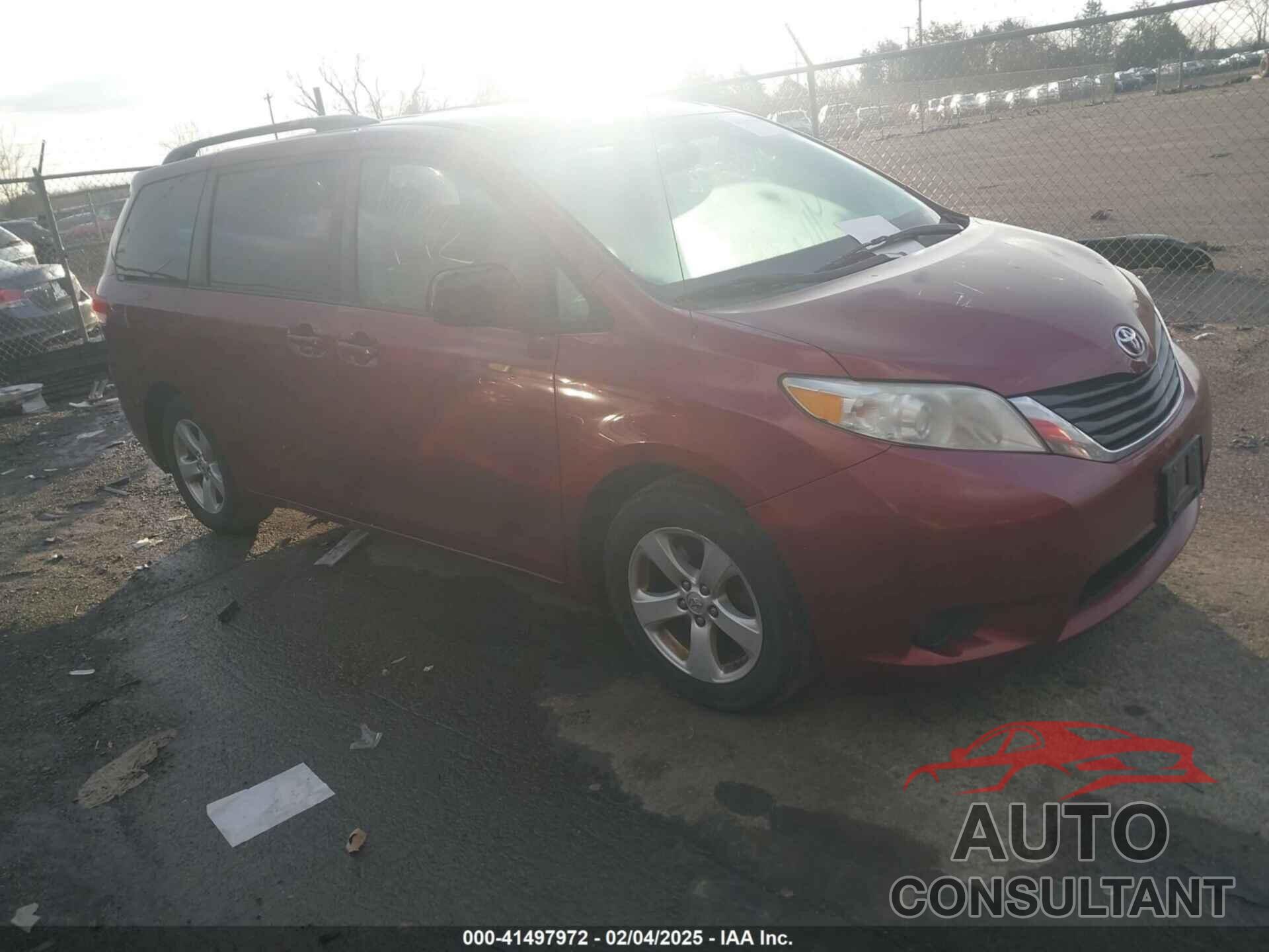 TOYOTA SIENNA 2013 - 5TDKK3DC3DS299348