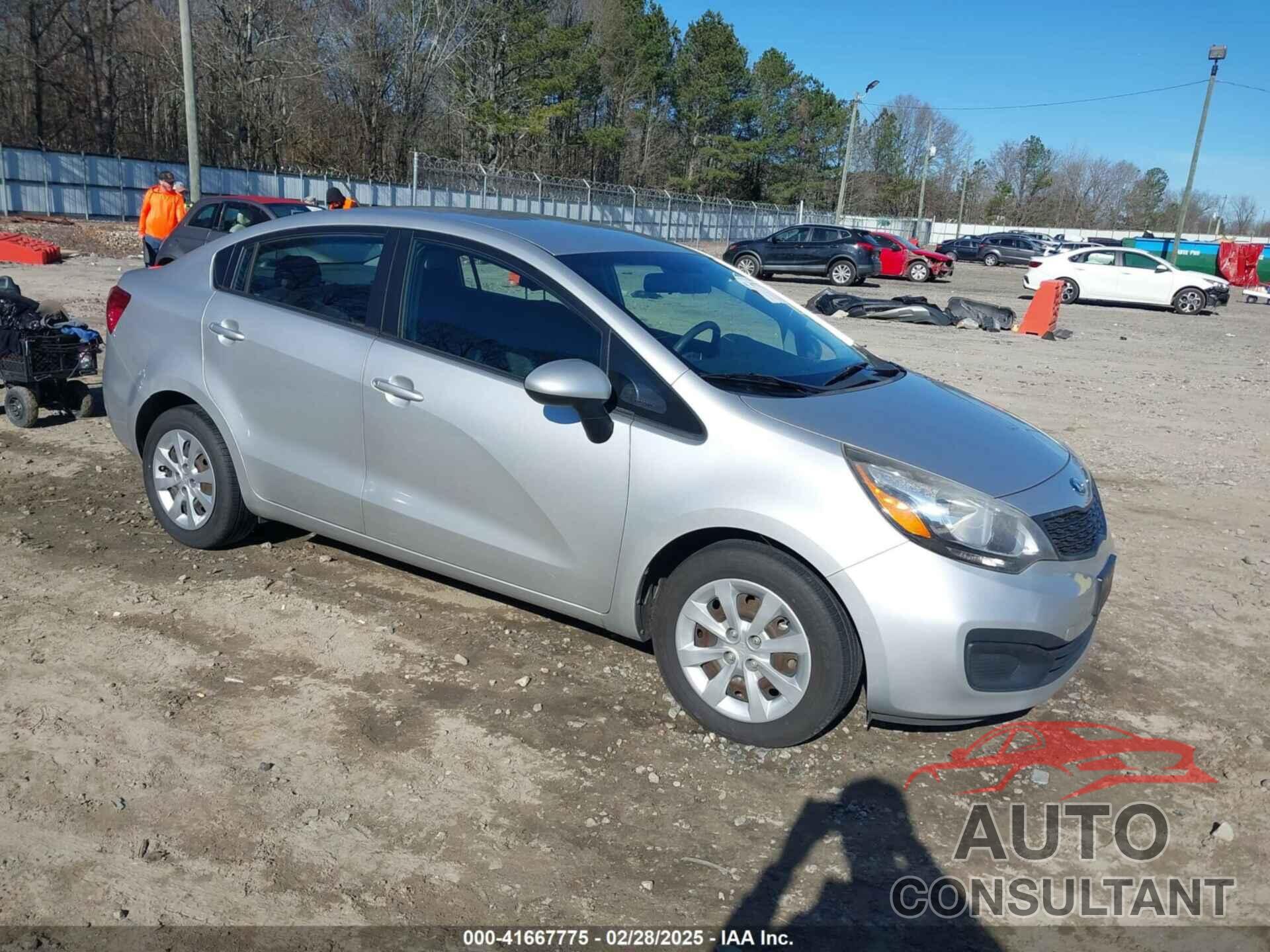 KIA RIO 2013 - KNADM4A39D6248608