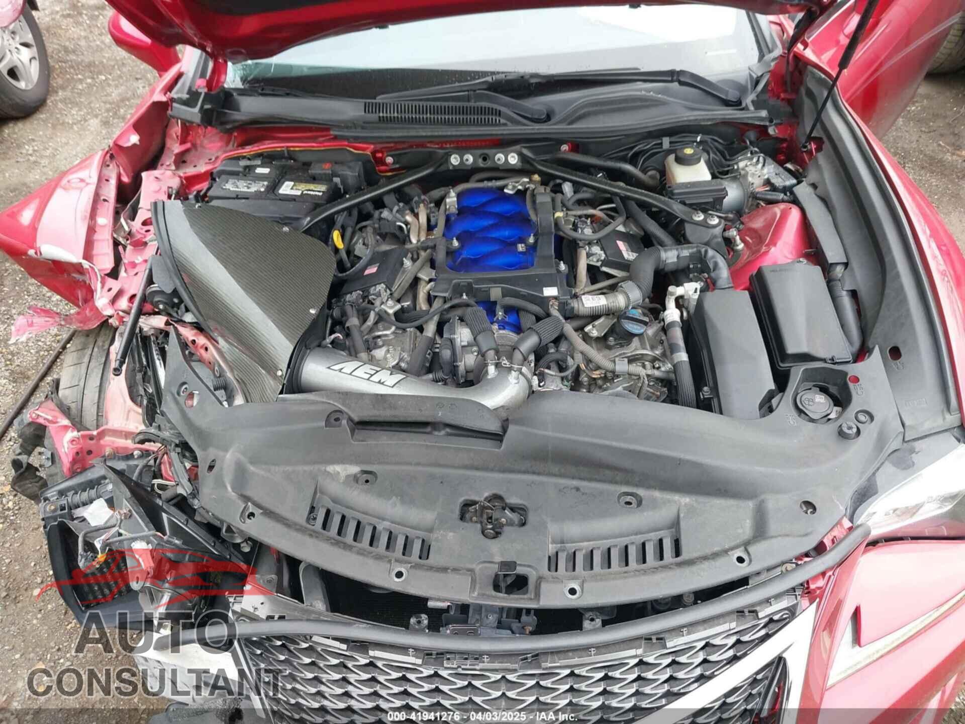 LEXUS RC F 2016 - JTHHP5BC7G5005520