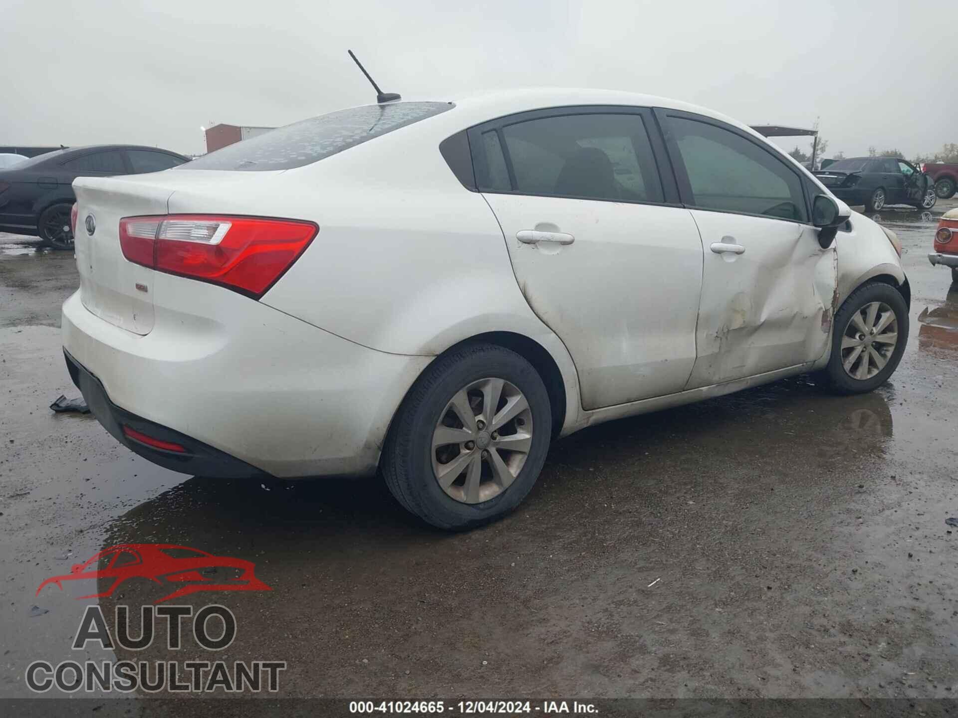 KIA RIO 2012 - KNADM4A33C6063064