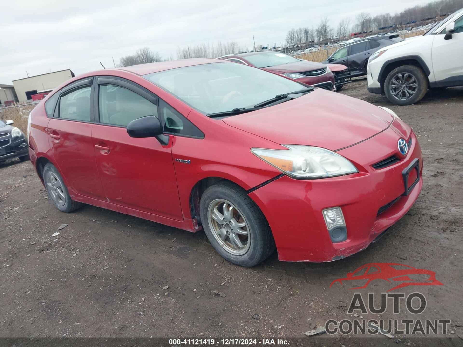 TOYOTA PRIUS 2010 - JTDKN3DU6A0179476