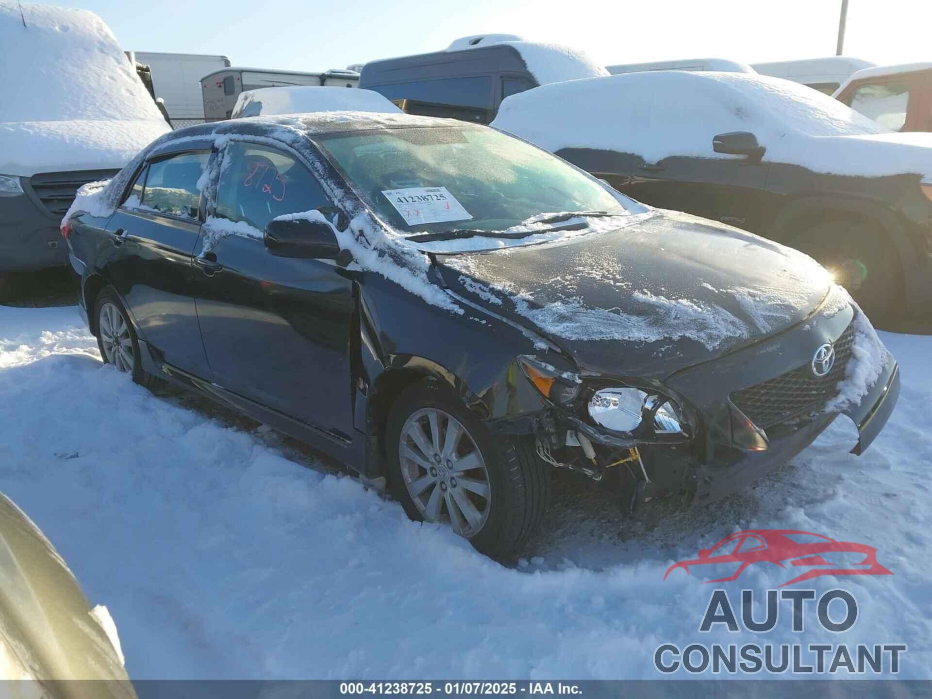 TOYOTA COROLLA 2009 - 2T1BU40E89C170139