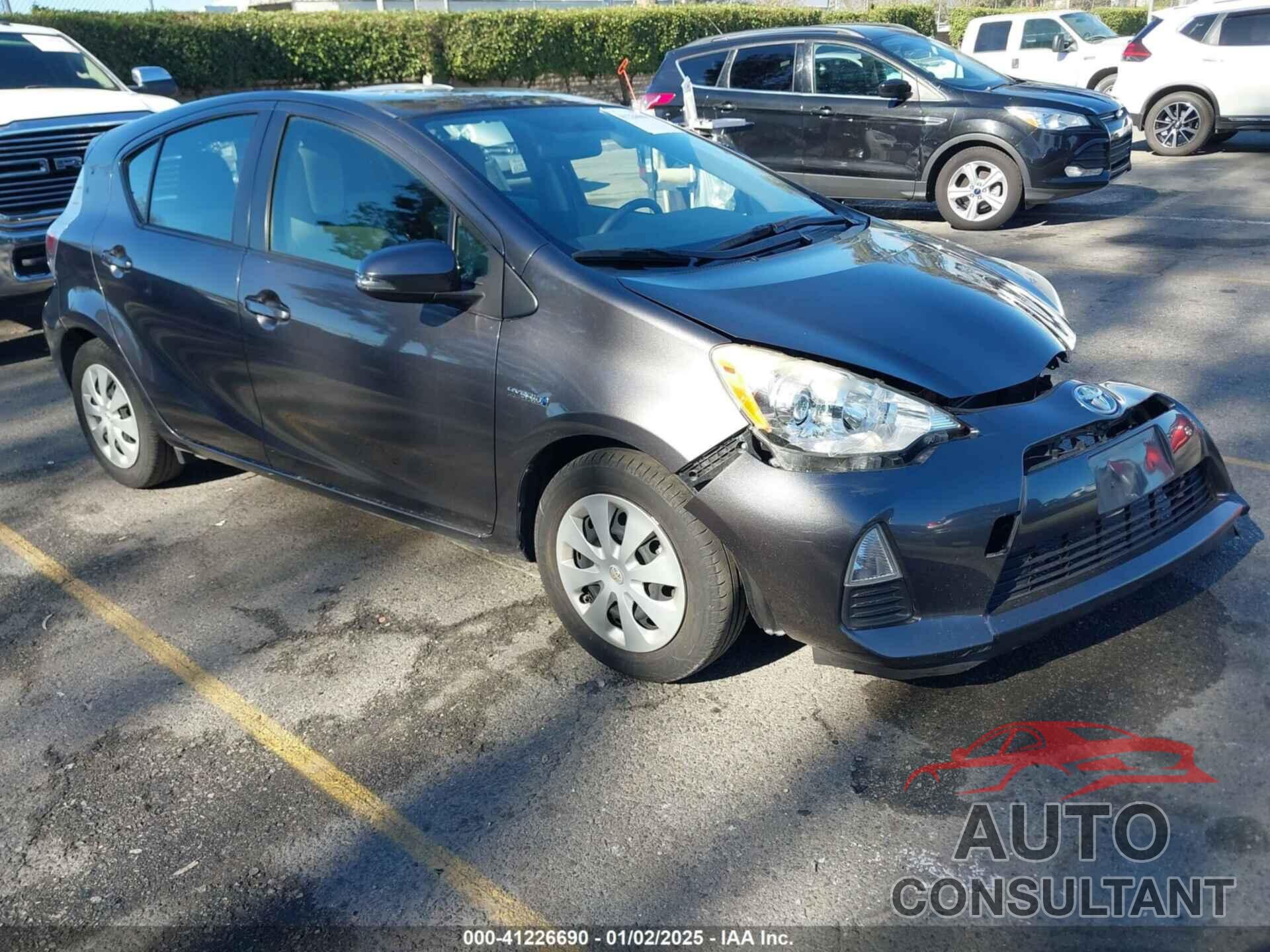 TOYOTA PRIUS C 2012 - JTDKDTB38C1011588