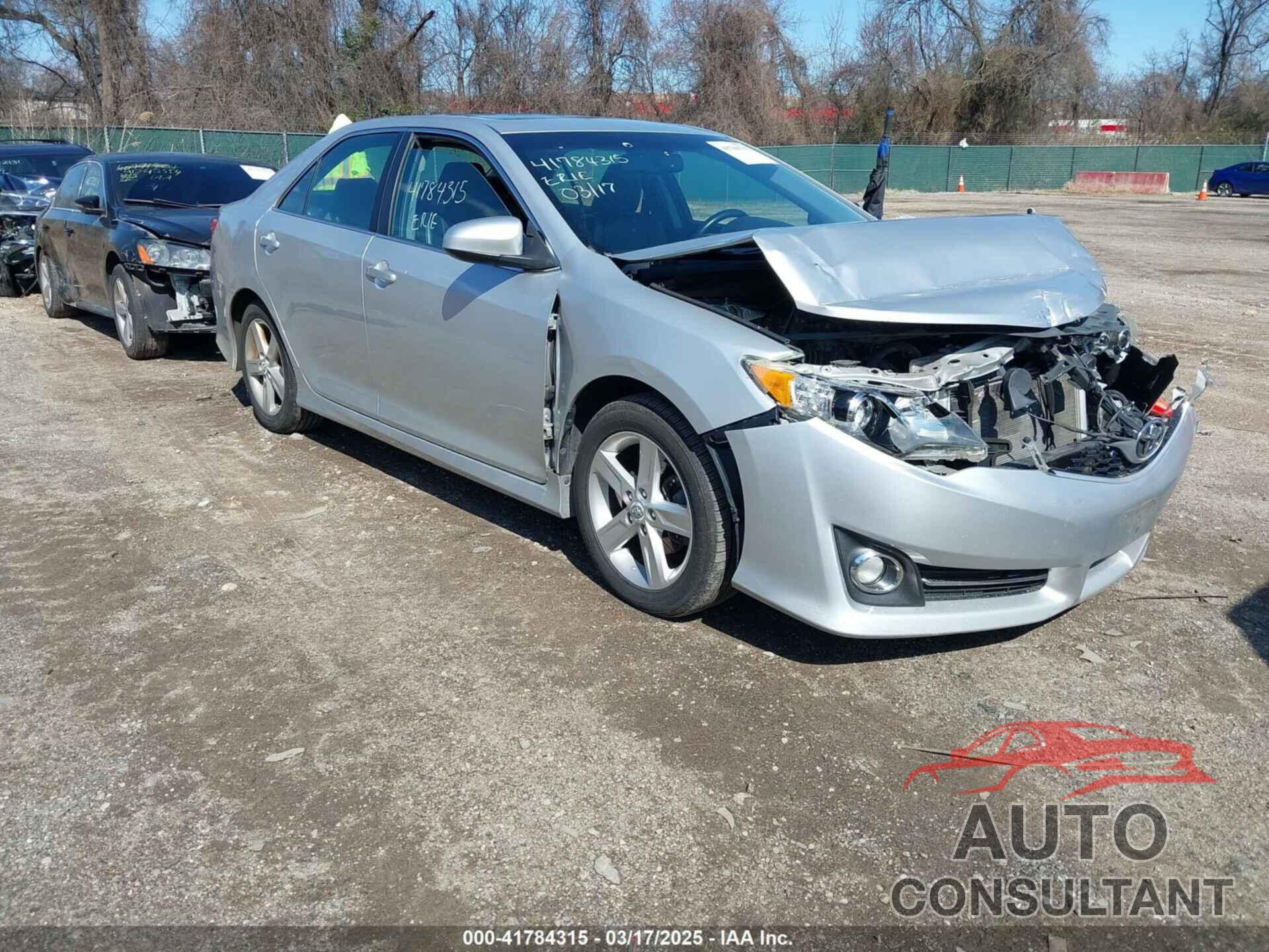 TOYOTA CAMRY 2012 - 4T1BF1FK0CU502571