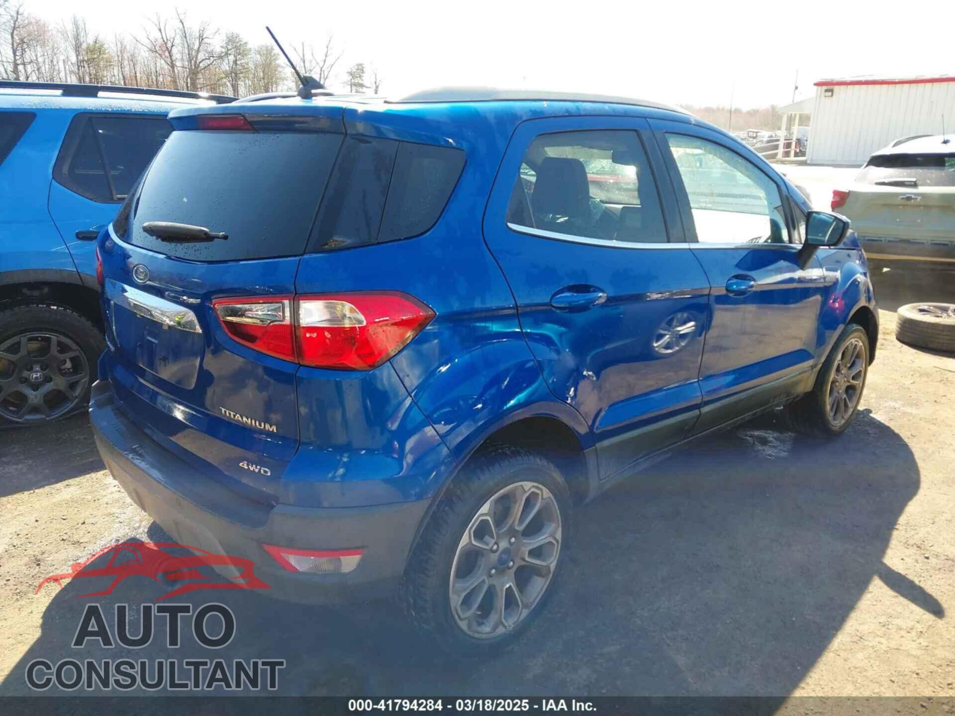 FORD ECOSPORT 2019 - MAJ6S3KL7KC256835