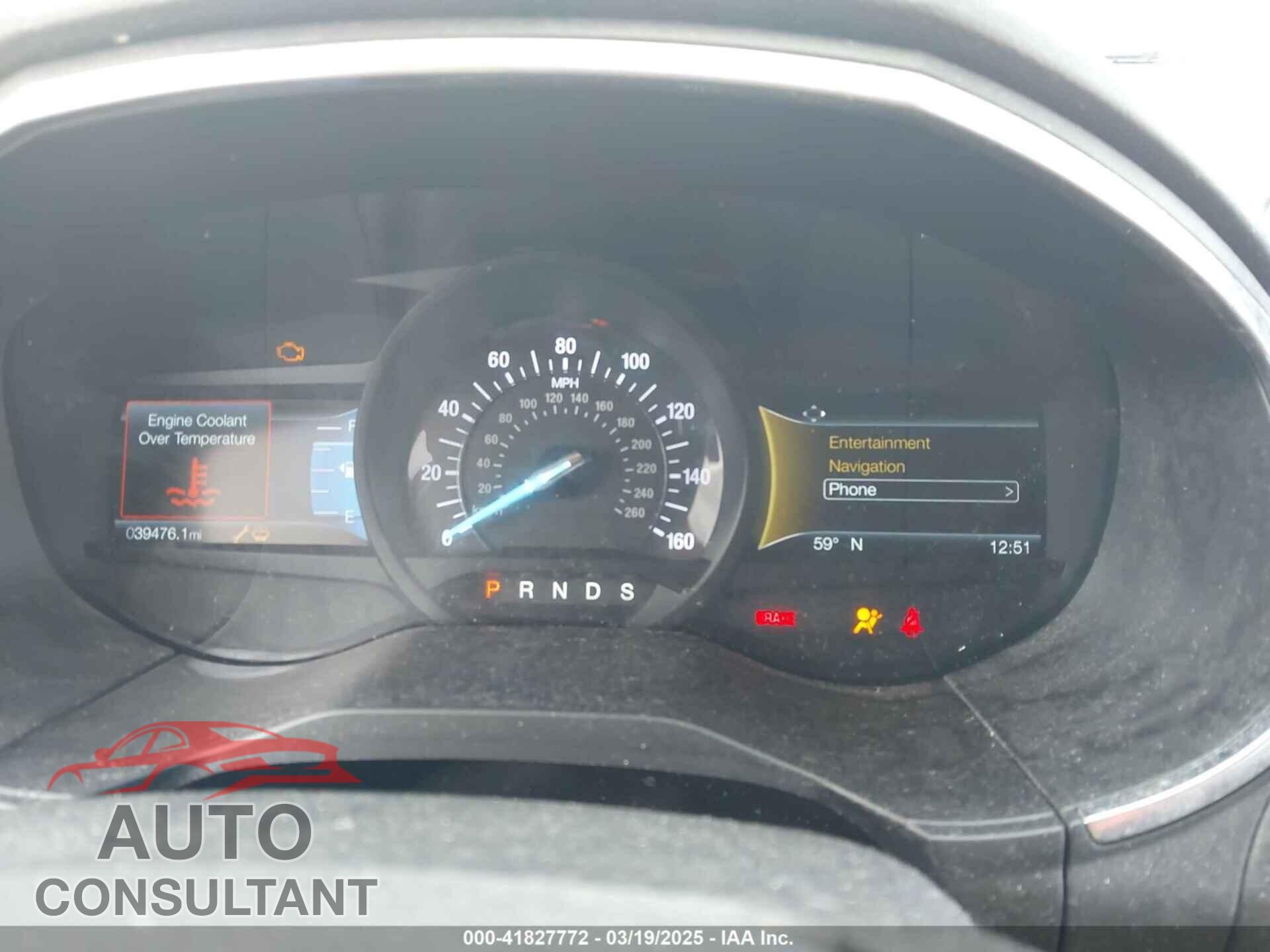 FORD EDGE 2019 - 2FMPK4K95KBC76005