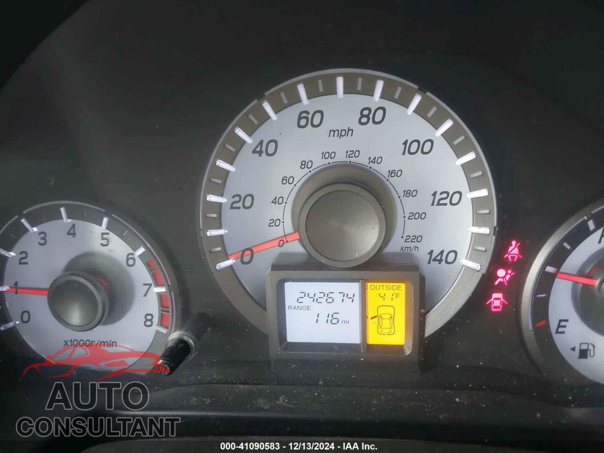 HONDA PILOT 2012 - 5FNYF3H7XCB044274