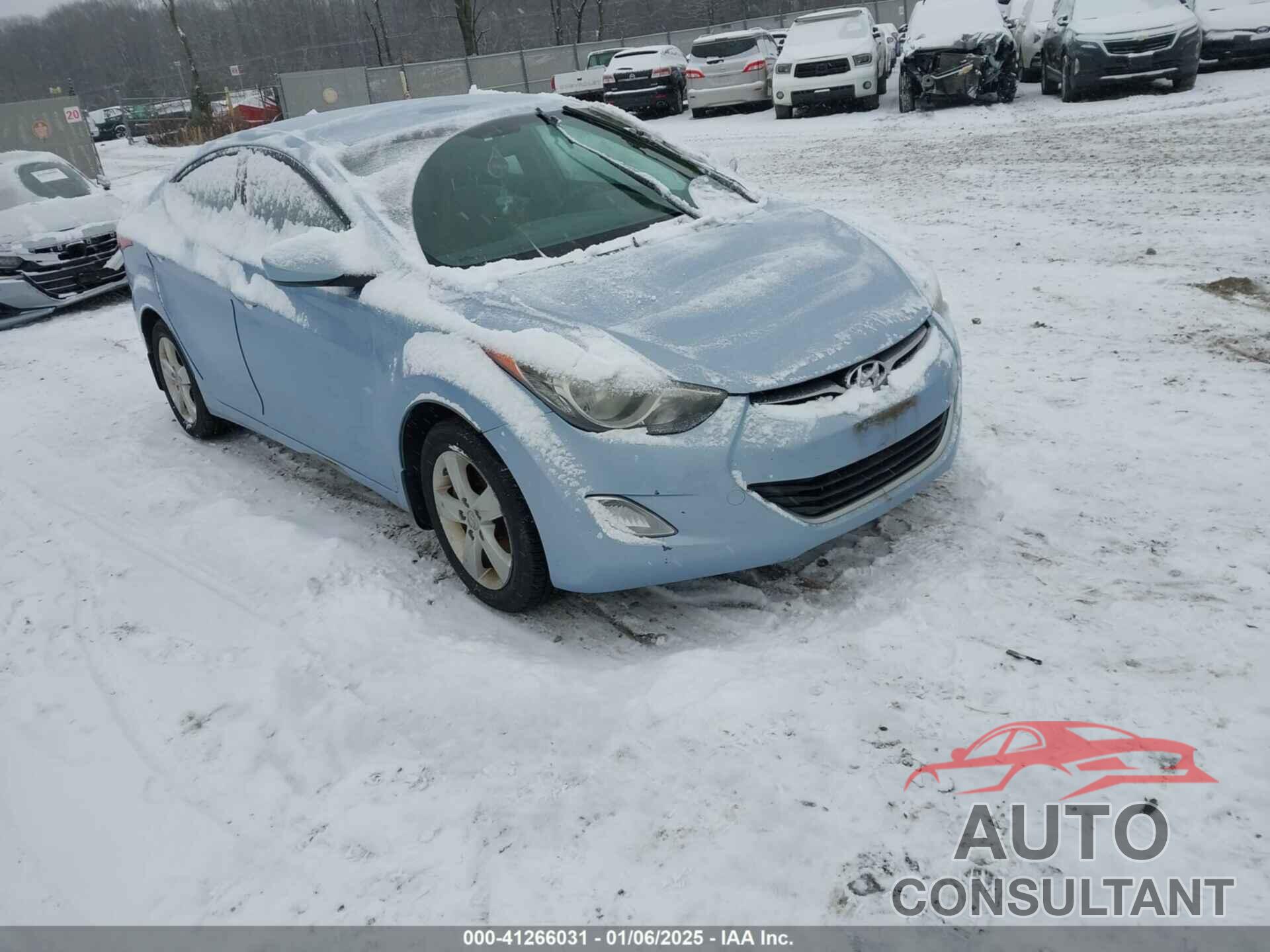 HYUNDAI ELANTRA 2012 - KMHDH4AE1CU391048