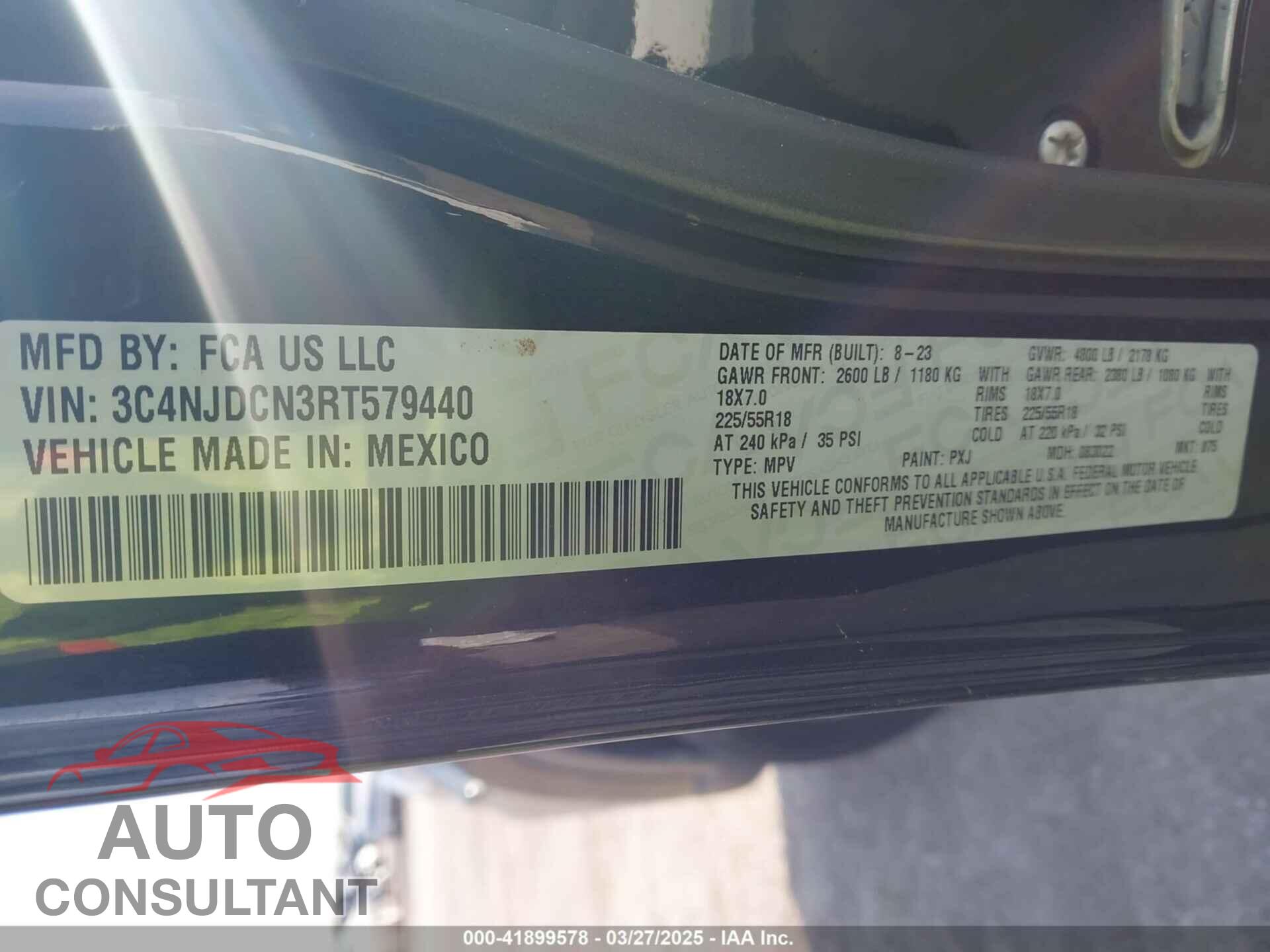 JEEP COMPASS 2024 - 3C4NJDCN3RT579440